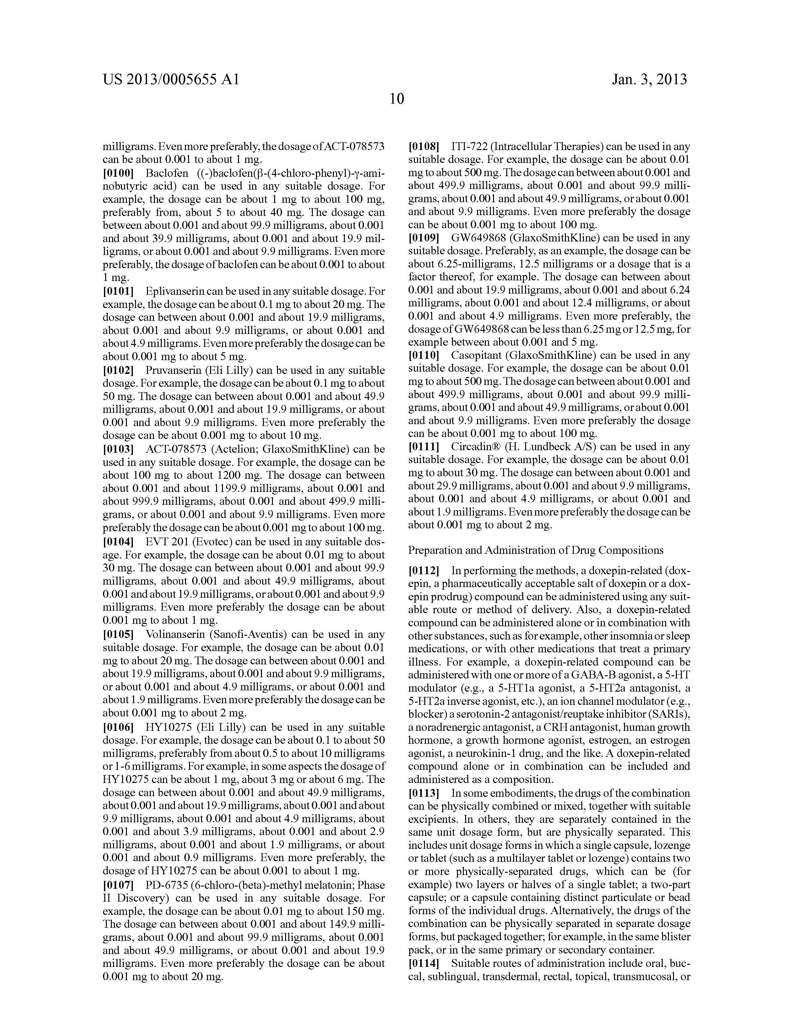 Doxepin For Sleep Dosage
