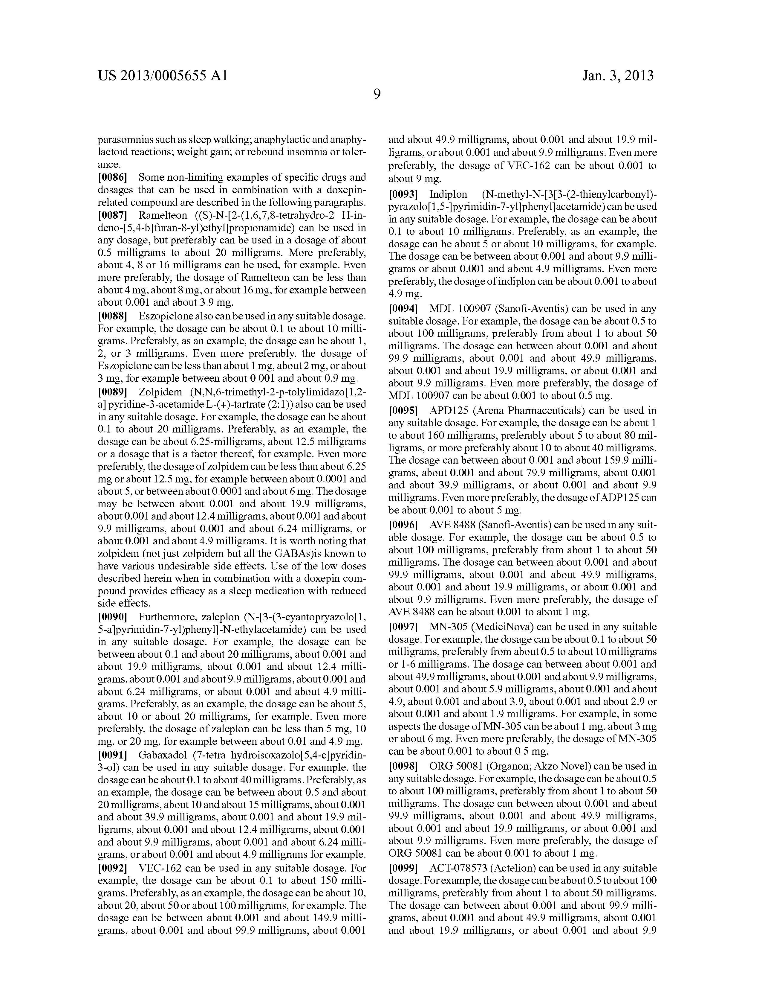 Doxepin For Sleep Dosage