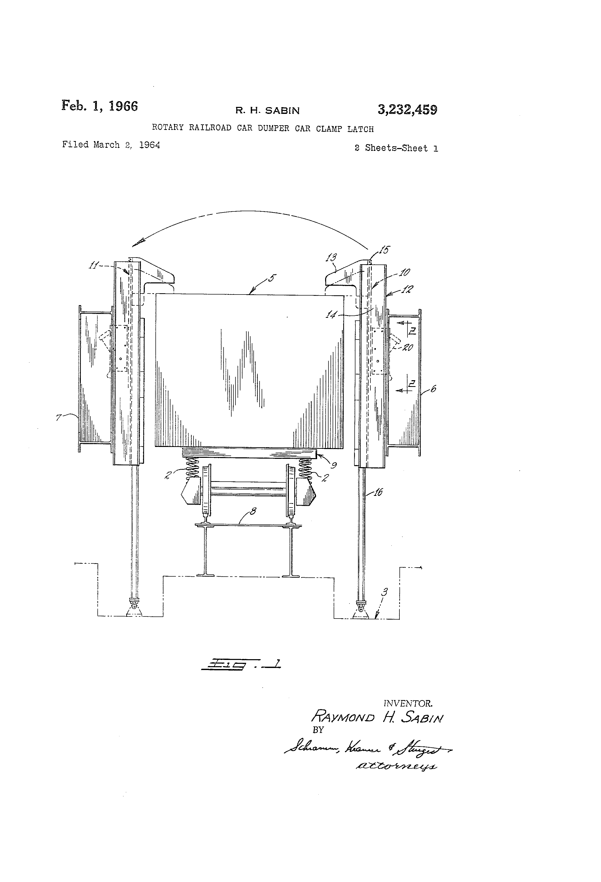 Mcdowell Wellman Rotary Car Dumper patent us3232459 rotary railroad car dumper car cl Mcdowell Wellman Rotary Car Dumper patent us3232459 rotary railroad car dumper car cl