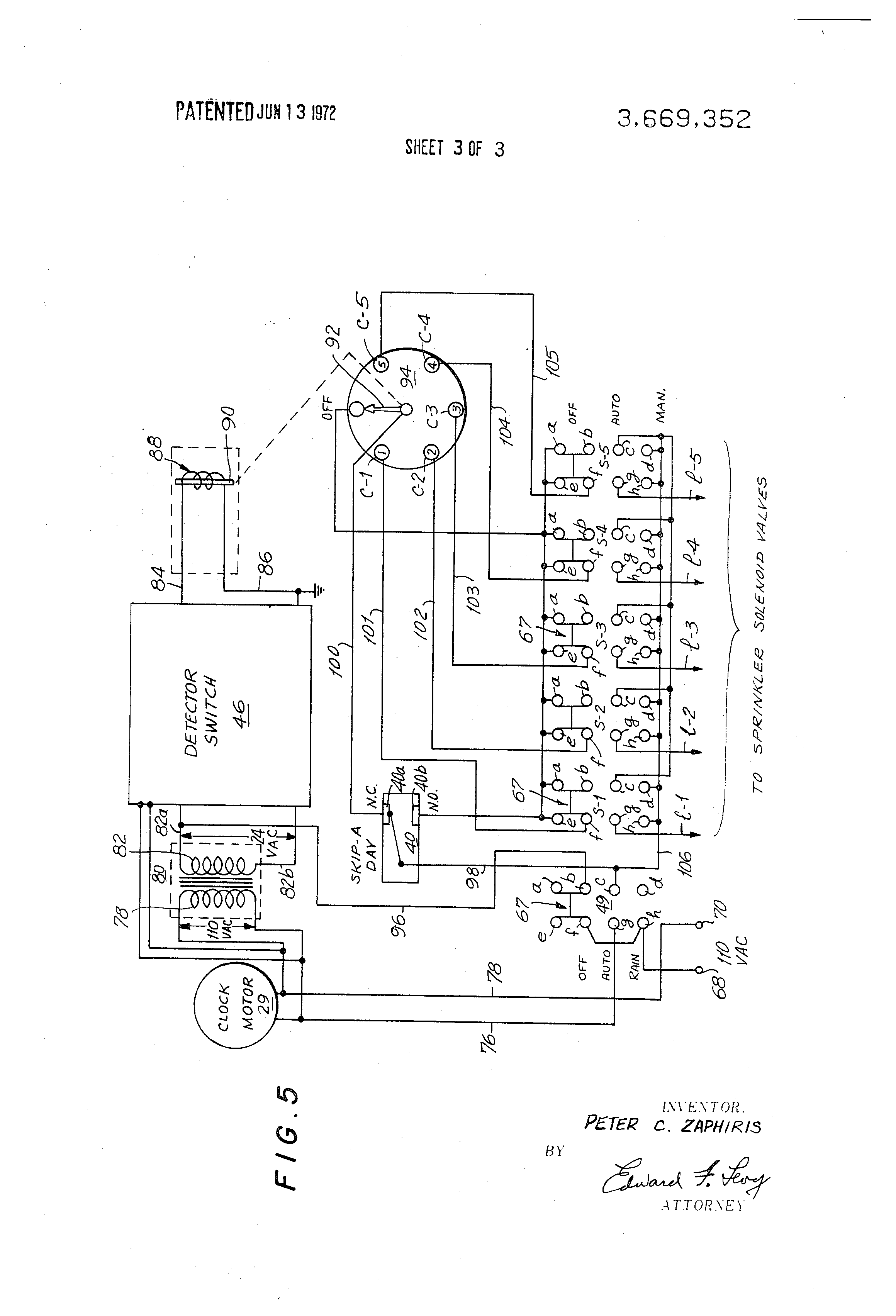 patent us3669352 automatic sprinkler system google patents patent us3669352 automatic sprinkler system google patents