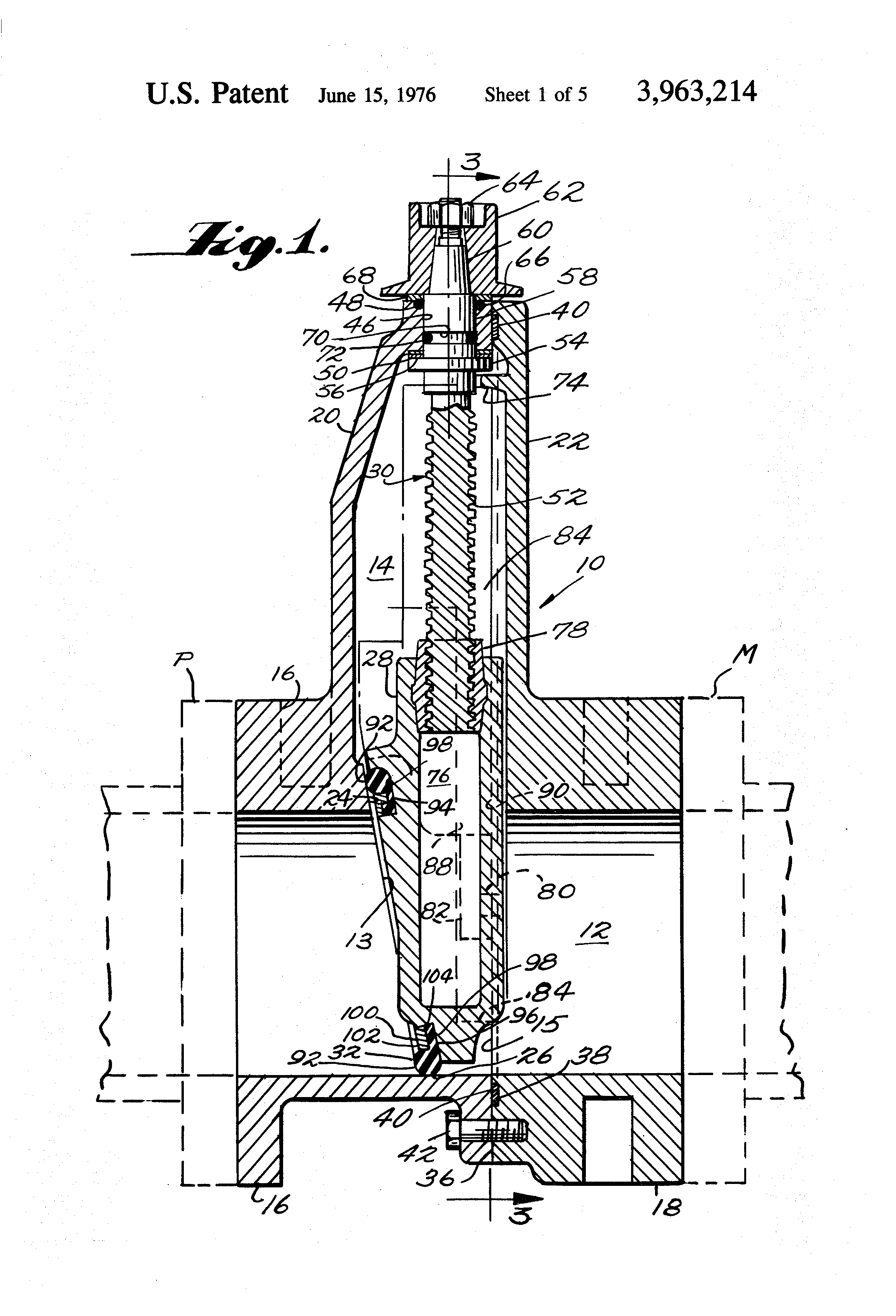 Patent Us3963214 Resilient Seated Gate Valve With Split Body