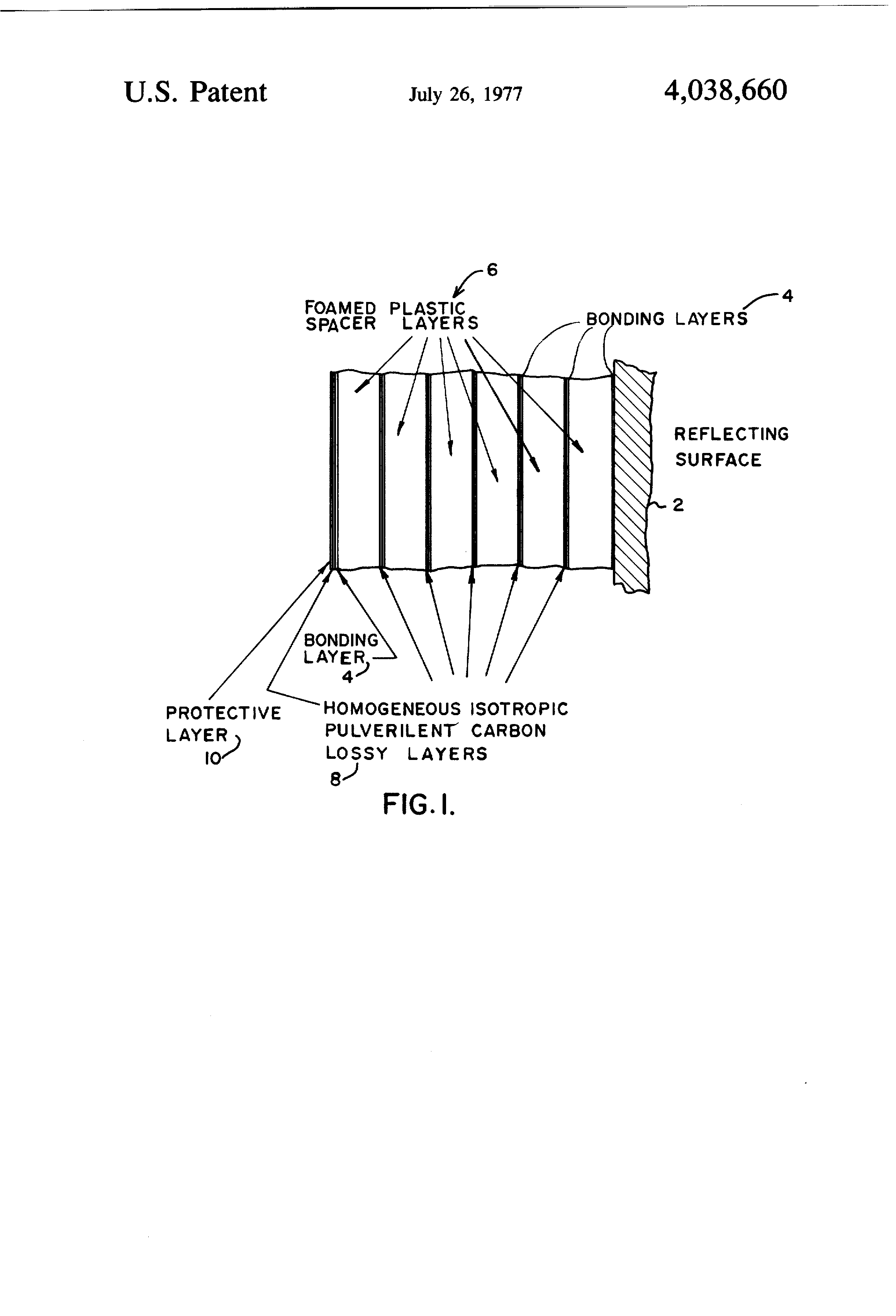 Patent Us4038660 Microwave Absorbers Google Patents Patent Drawing