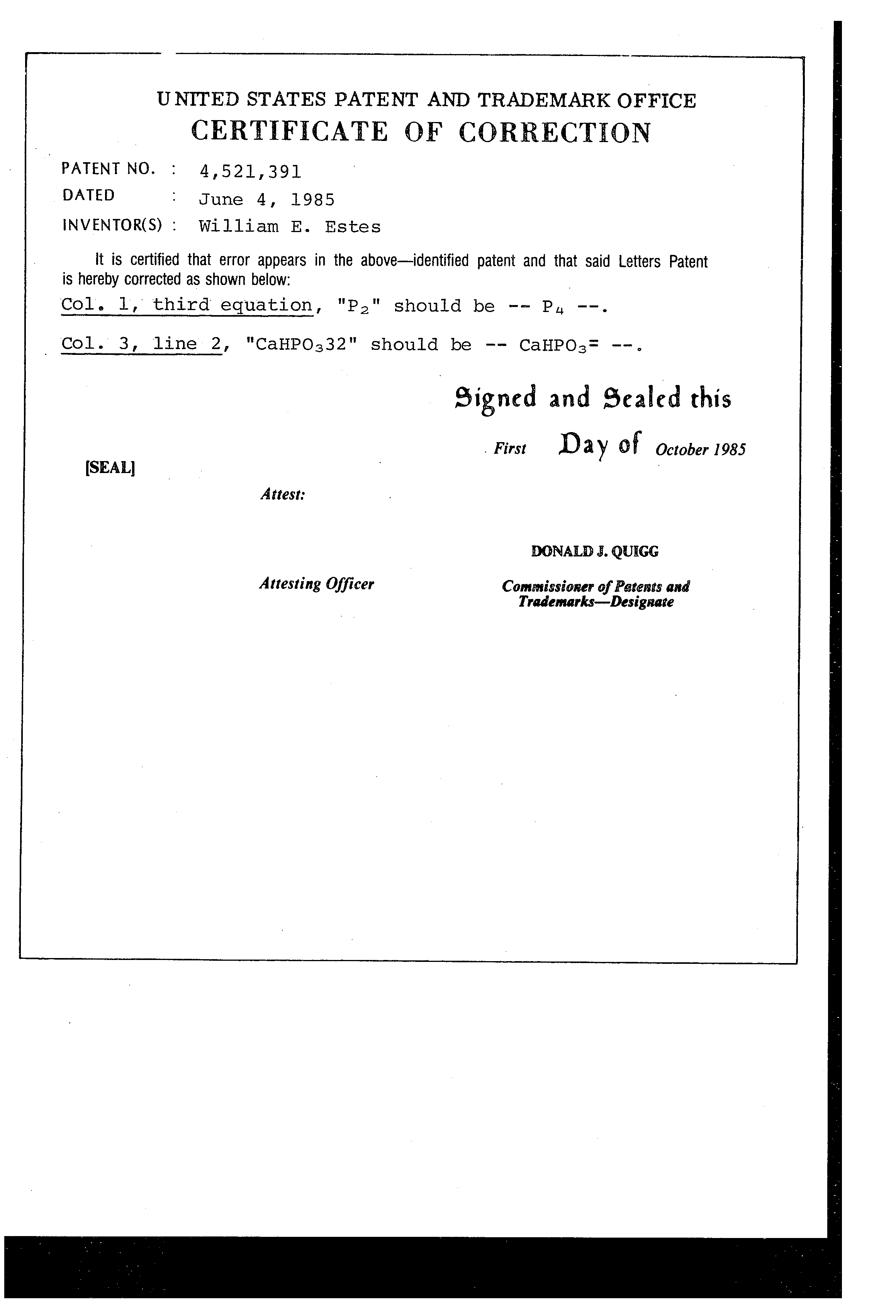 Brevet Us4521391 Method To Improve Yields Of Sodium Patent Drawing
