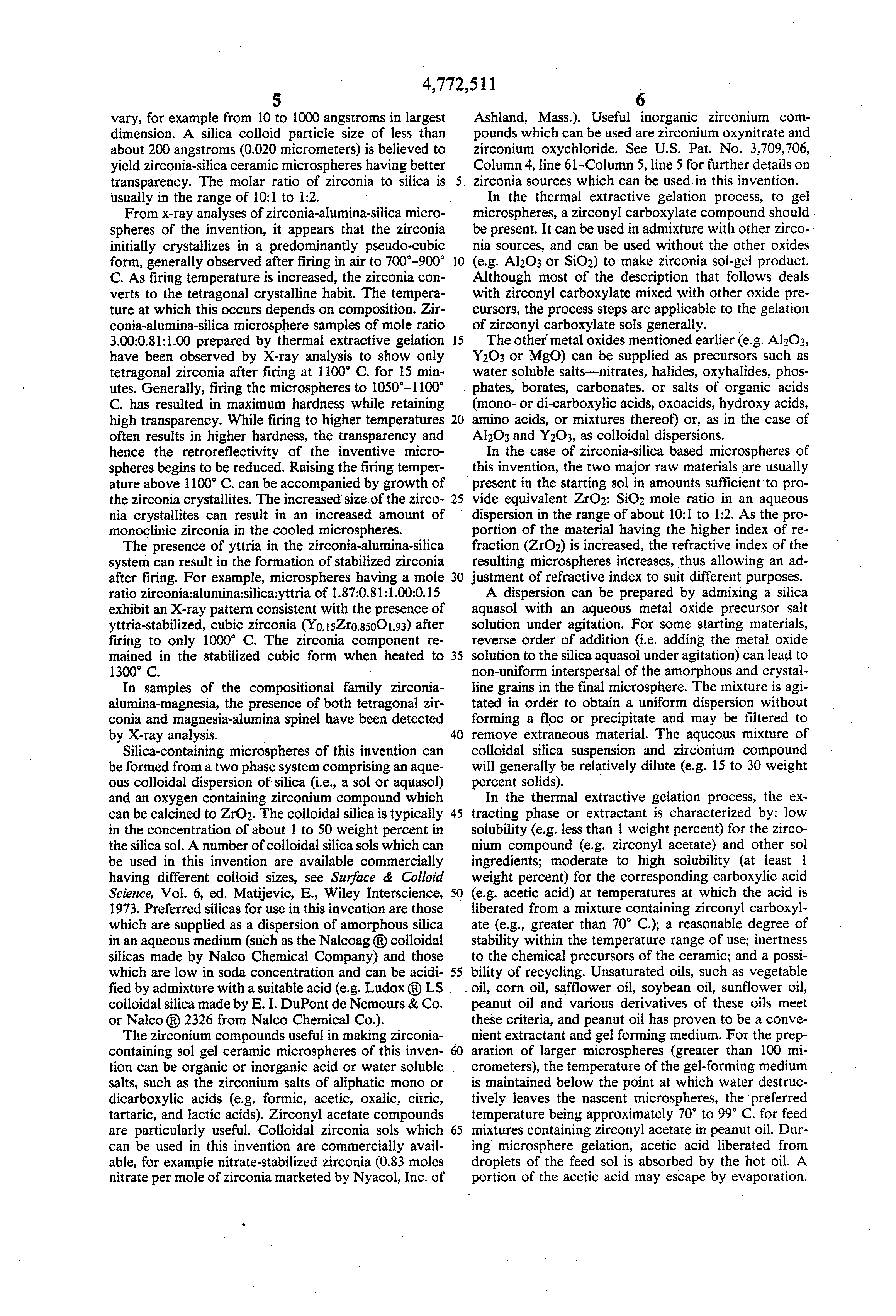 patent us4772511 transparent non vitreous zirconia patent us4772511 transparent non vitreous zirconia