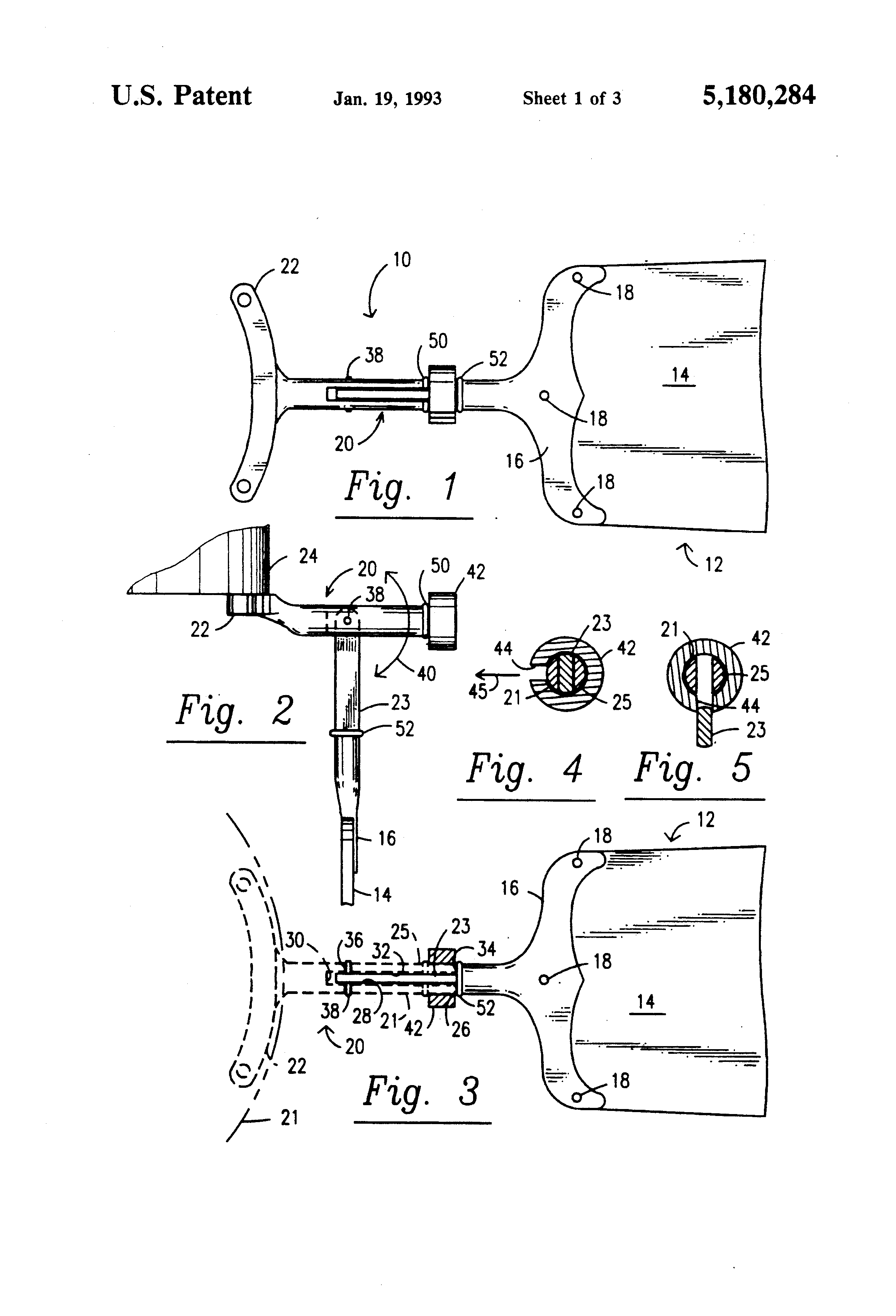 Patent Us5180284 Detachable Blades For Ceiling Fans Google Patents