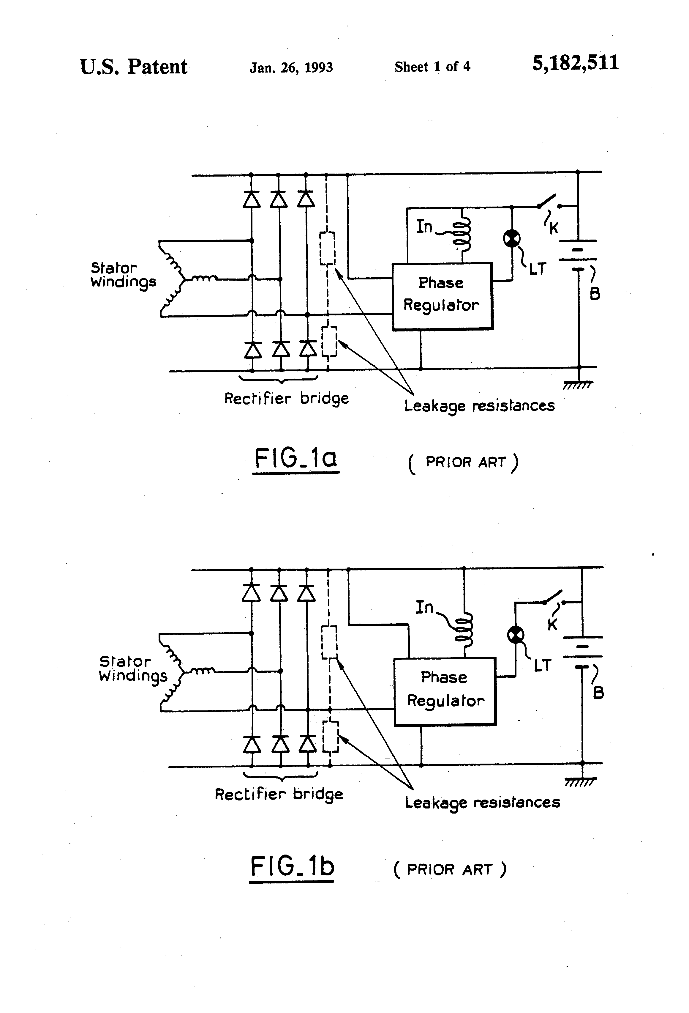 patent us5182511 detector circuit for detecting a phase signal ofPatent Us6707276 Voltage Regulator Of Ac Generator Having Circuit #2
