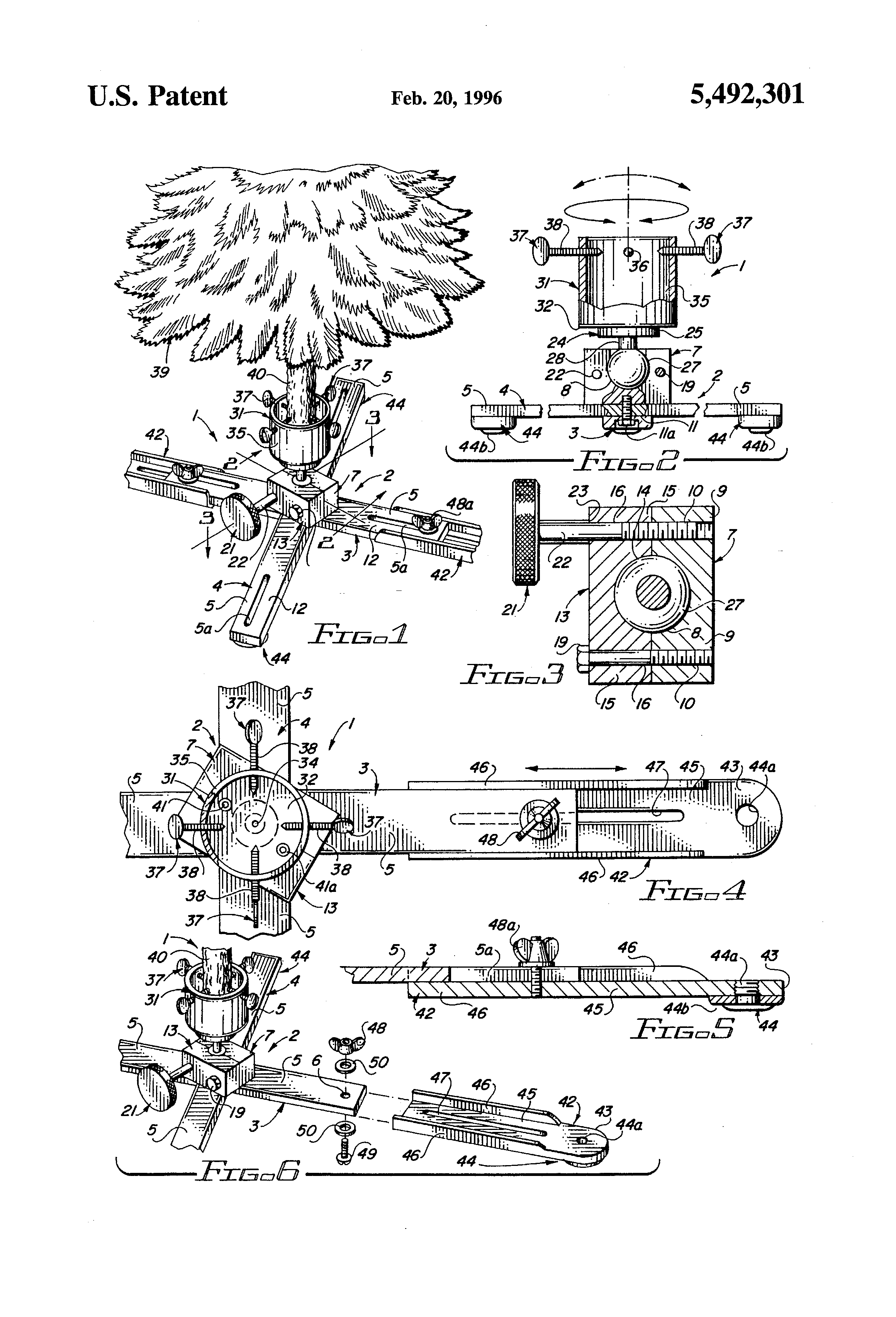 patent us5492301 christmas tree stand google patenten pivoting christmas tree stand