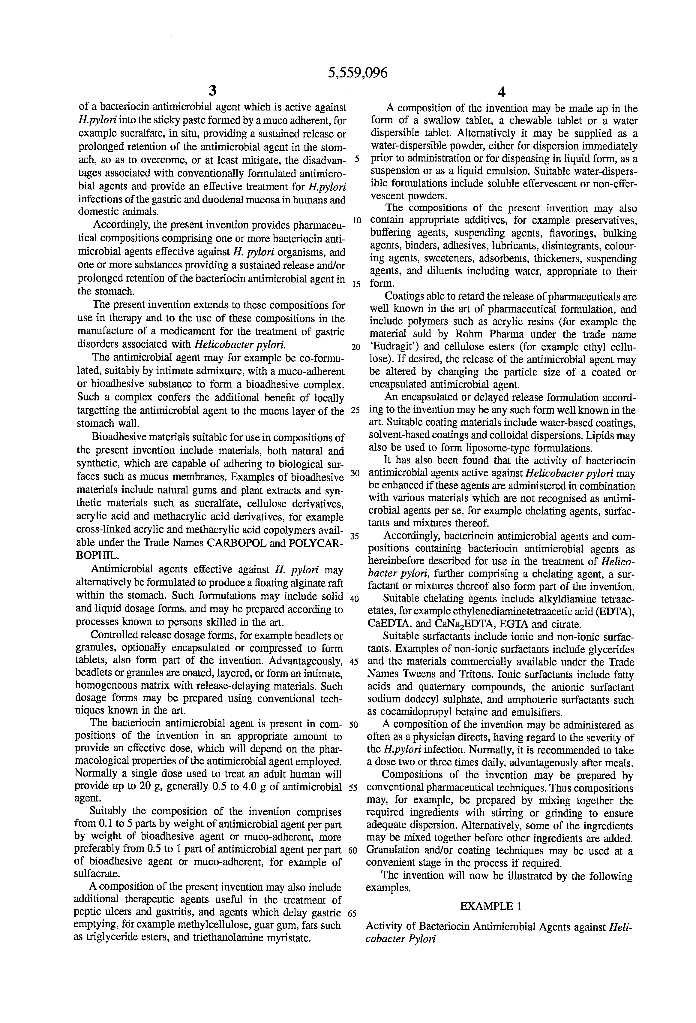 extraction of bacteriocin Abstract a solvent extraction method was developed to concentrate lacidin from the culture of lactobacillus acidophilus osu133 the new method concentrates the bacteriocin at the interface between chloroform and the aqueous culture of the producing bacterium. extraction of bacteriocin Abstract a solvent extraction method was developed to concentrate lacidin from the culture of lactobacillus acidophilus osu133 the new method concentrates the bacteriocin at the interface between chloroform and the aqueous culture of the producing bacterium.
