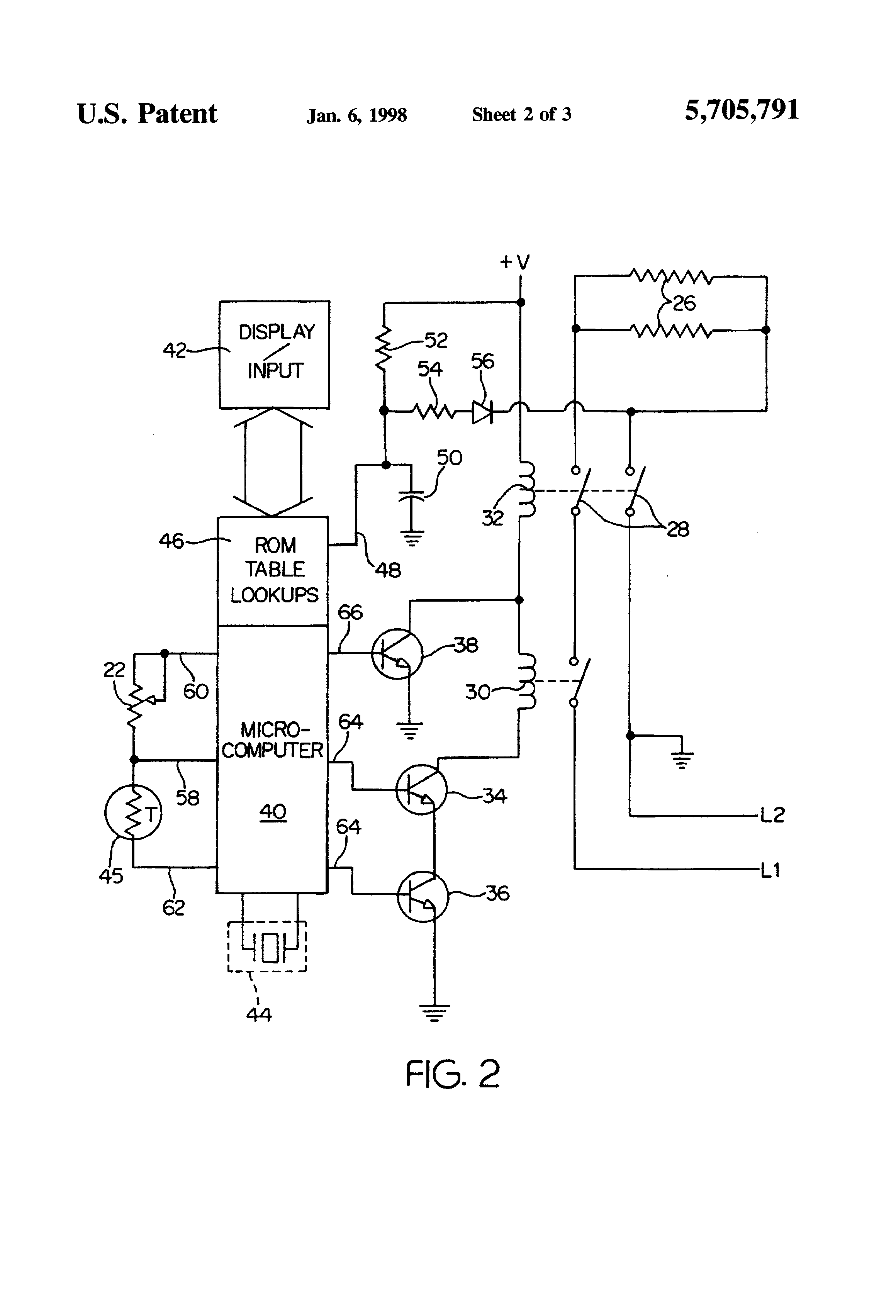 Patent US5705791 - Automatic toaster and a control therefor - Google