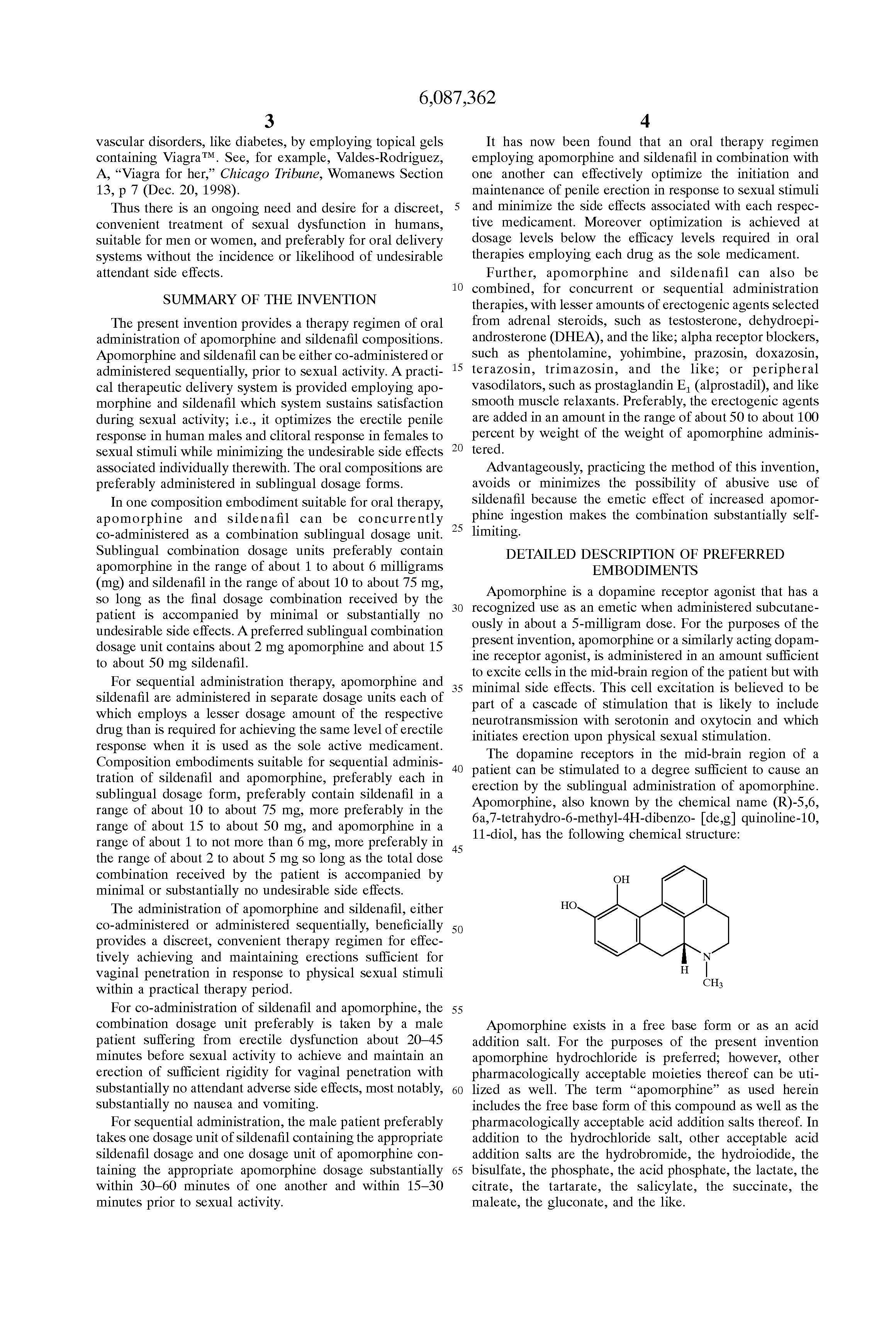 Viagra composition