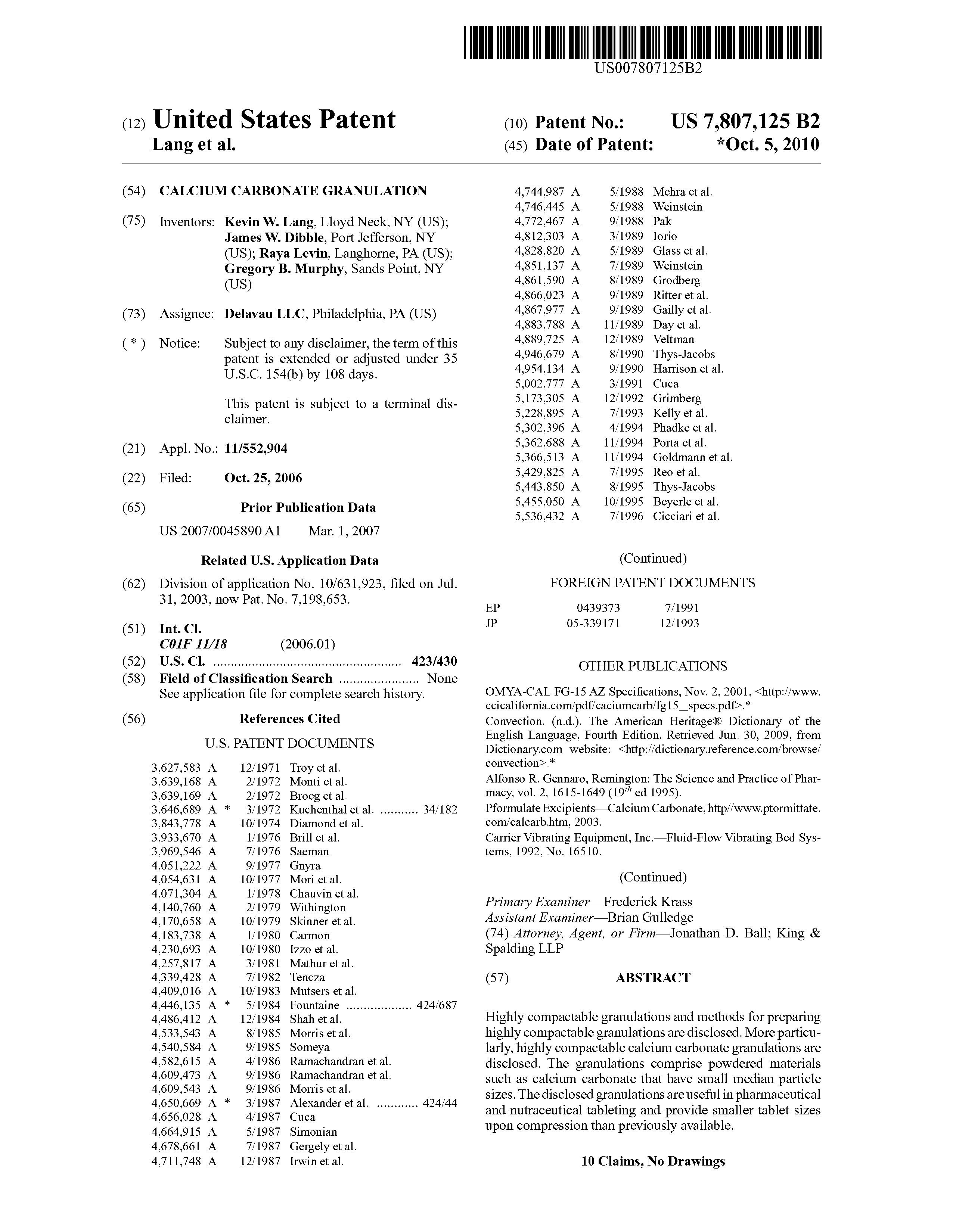 Calcium Carbonate Msds Uk