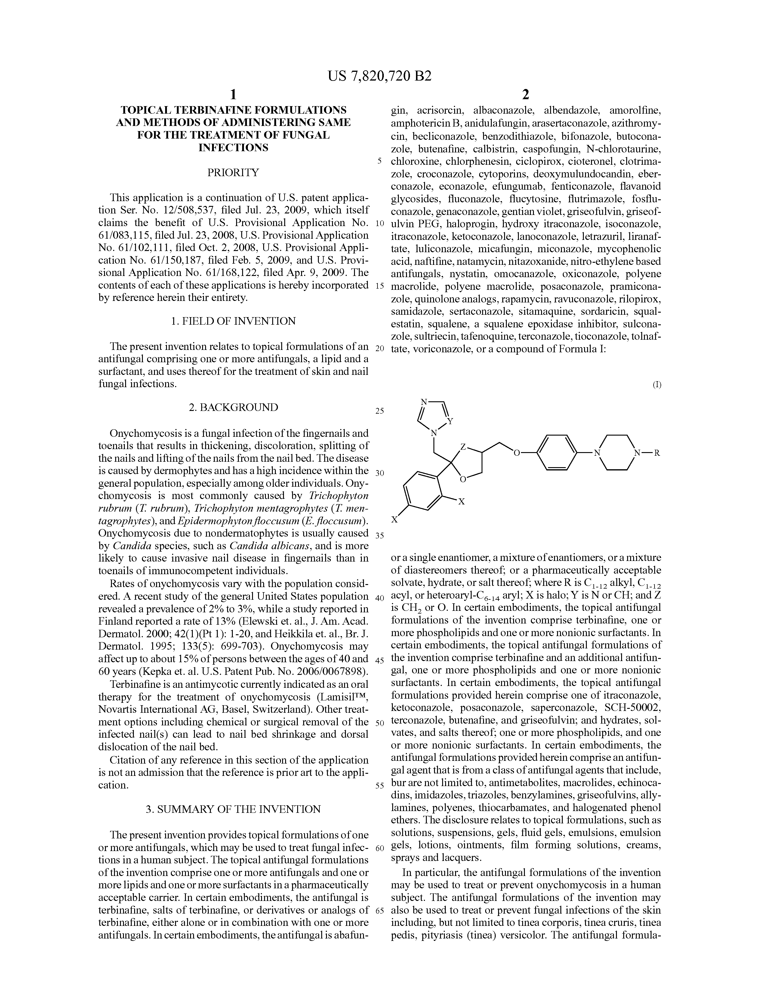 Terbinafine Topical Solution