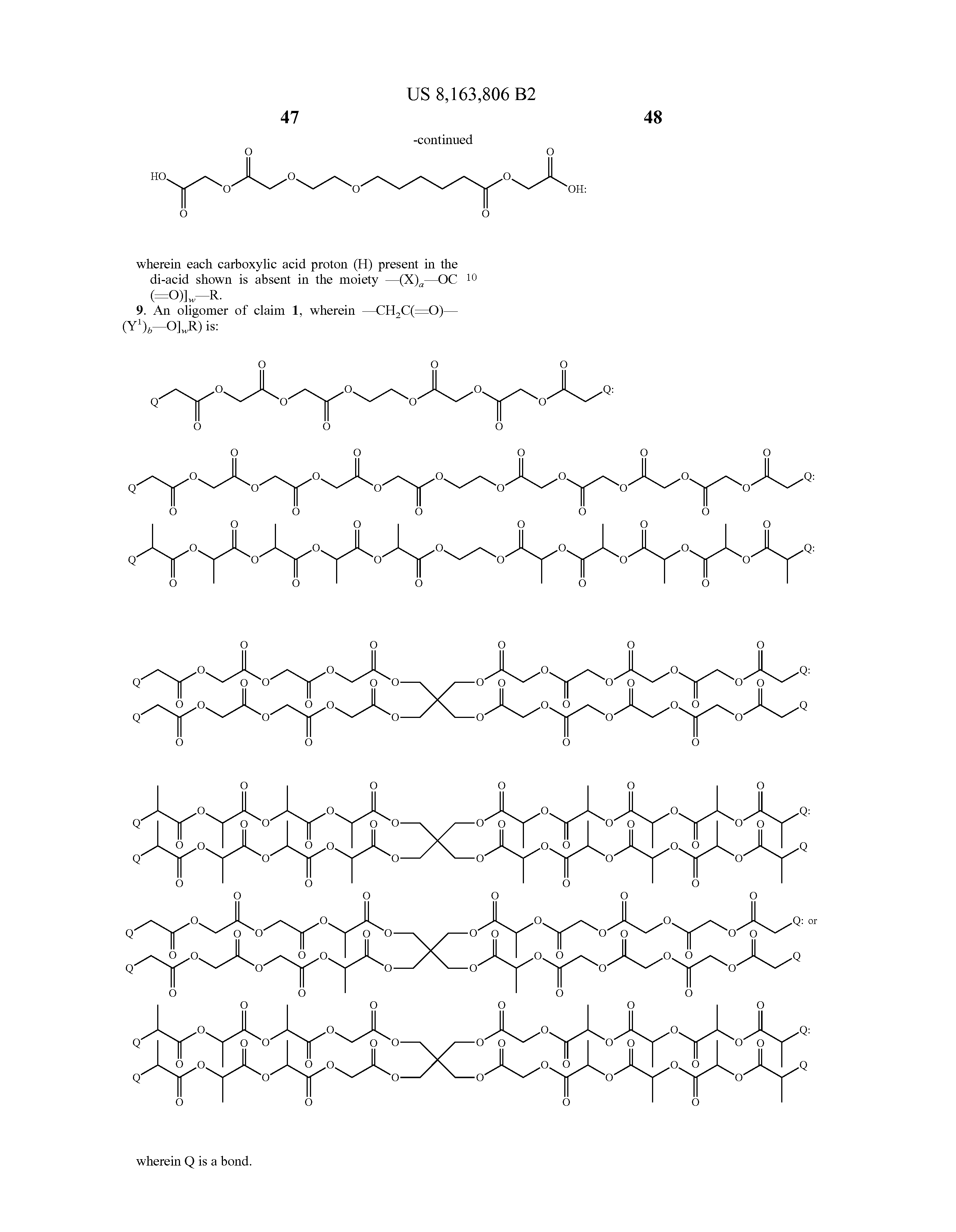 Patent US8163806 - Controlled release of biologically Patent US8163806 - Controlled release of biologically
