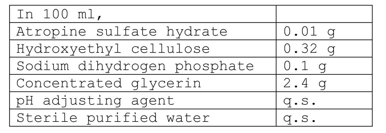 Atropine extended dating
