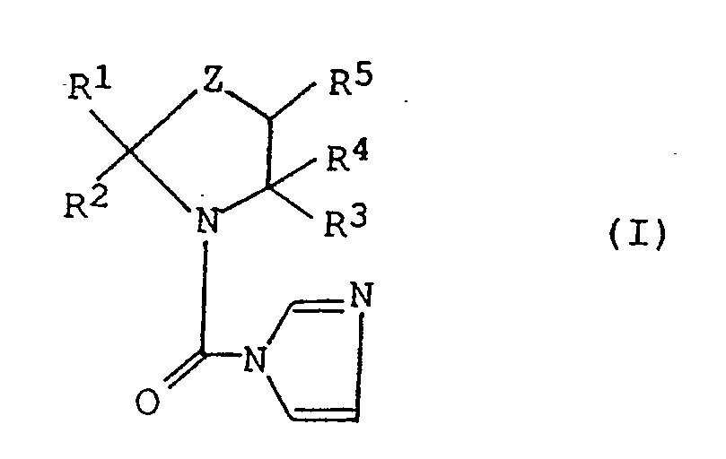 EP0412681A1 - Azolidine derivatives, process for preparing the same and ...