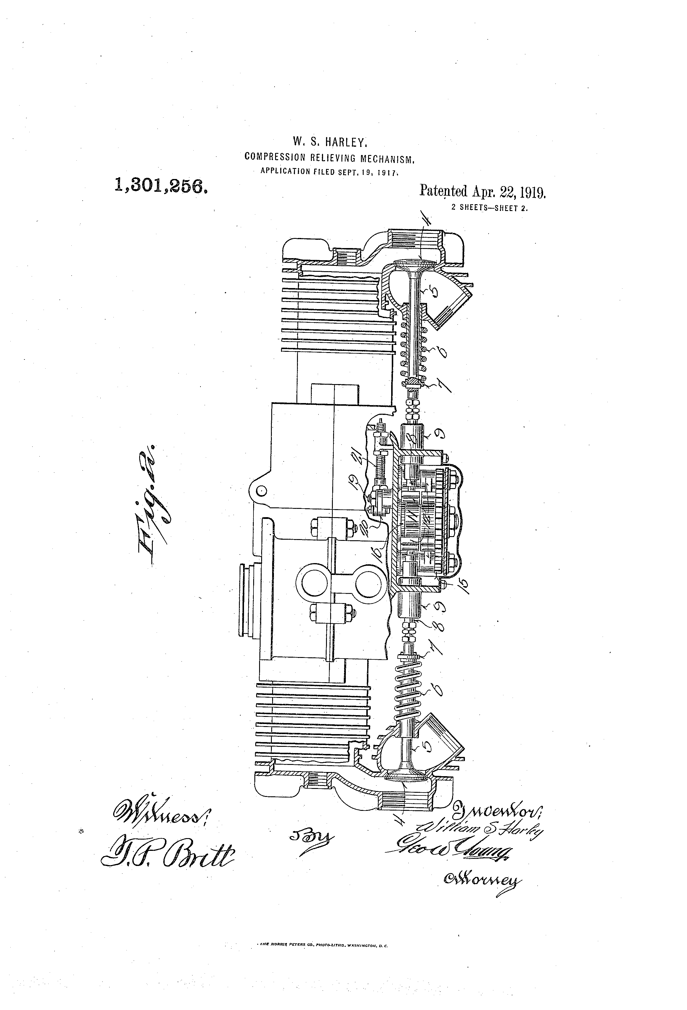 Compression-relieving mechanism — sheet 2