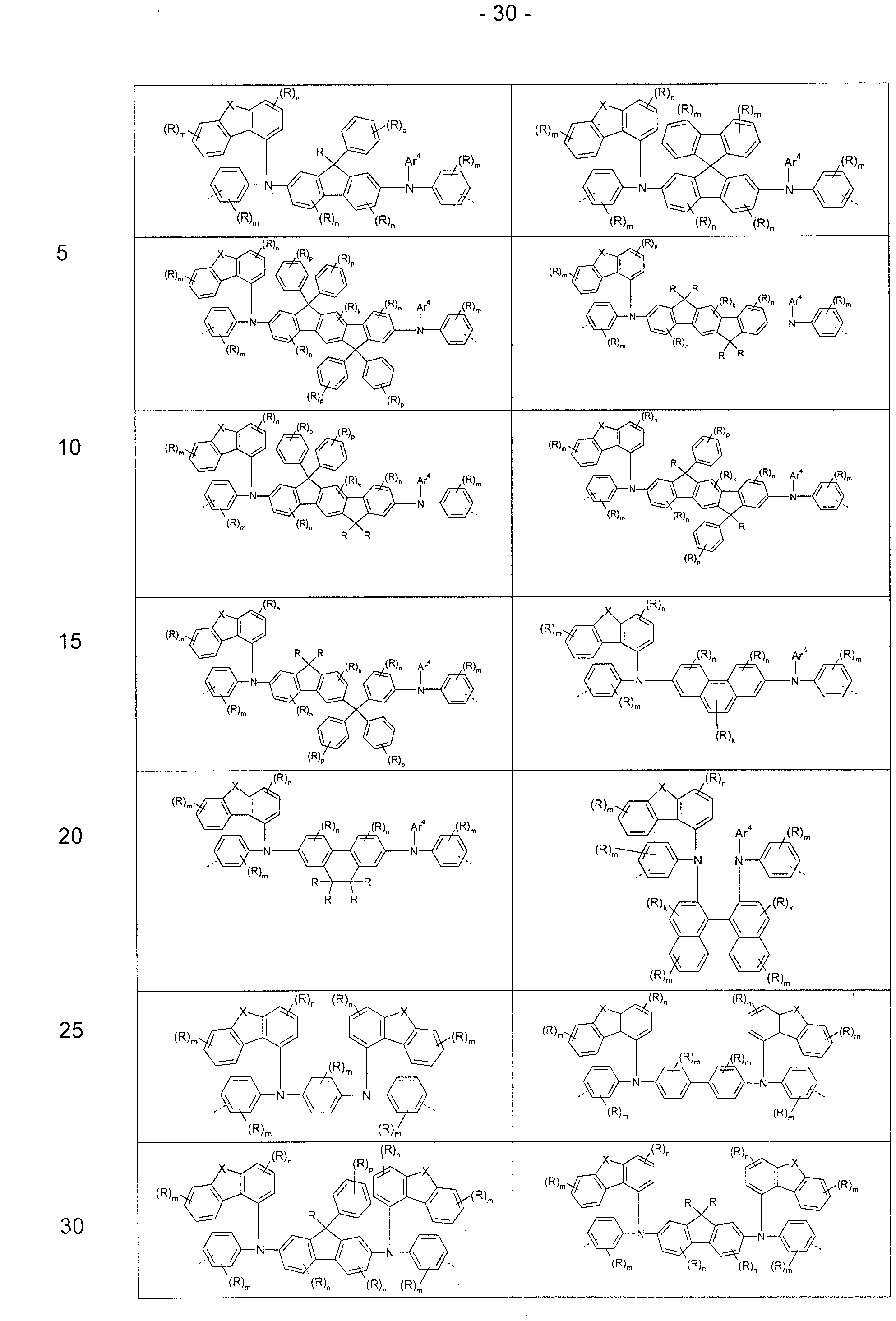 wo2013156129a1 polymers containing substituted oligo triarylamine