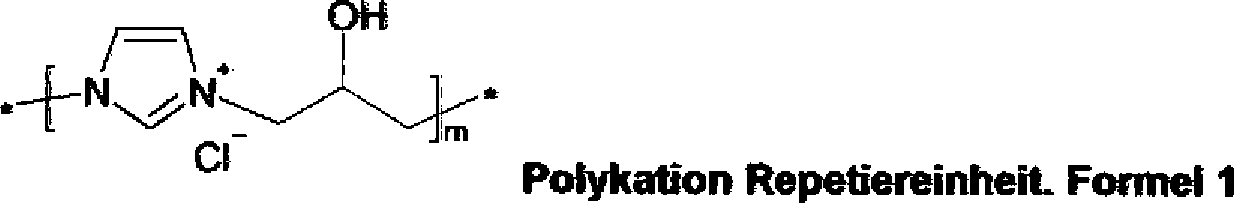 DE102011116764A1 - New cationic polymer comprising polycationic section ...