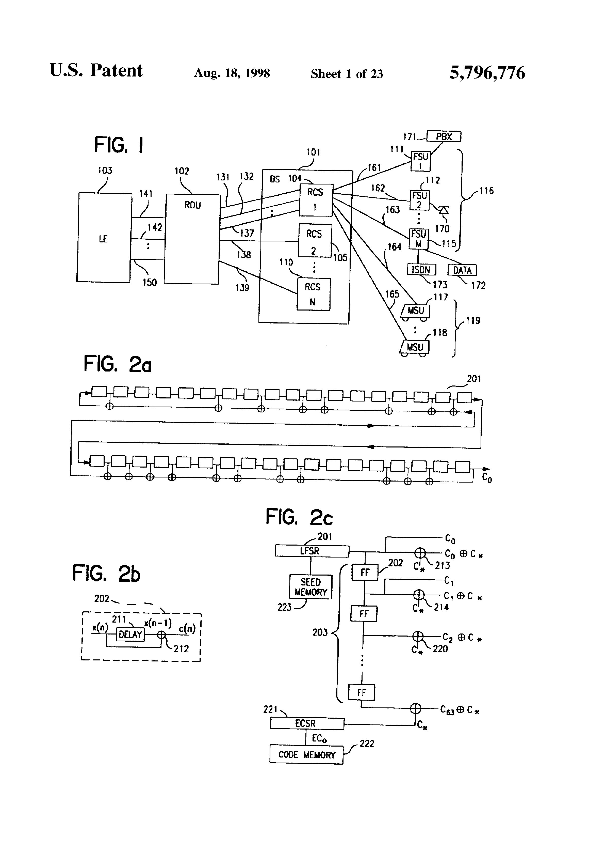 US5796776A - Code sequence generator in a CDMA modem - Google Patents Wiring Diagram For Radio 760835 Google Patents