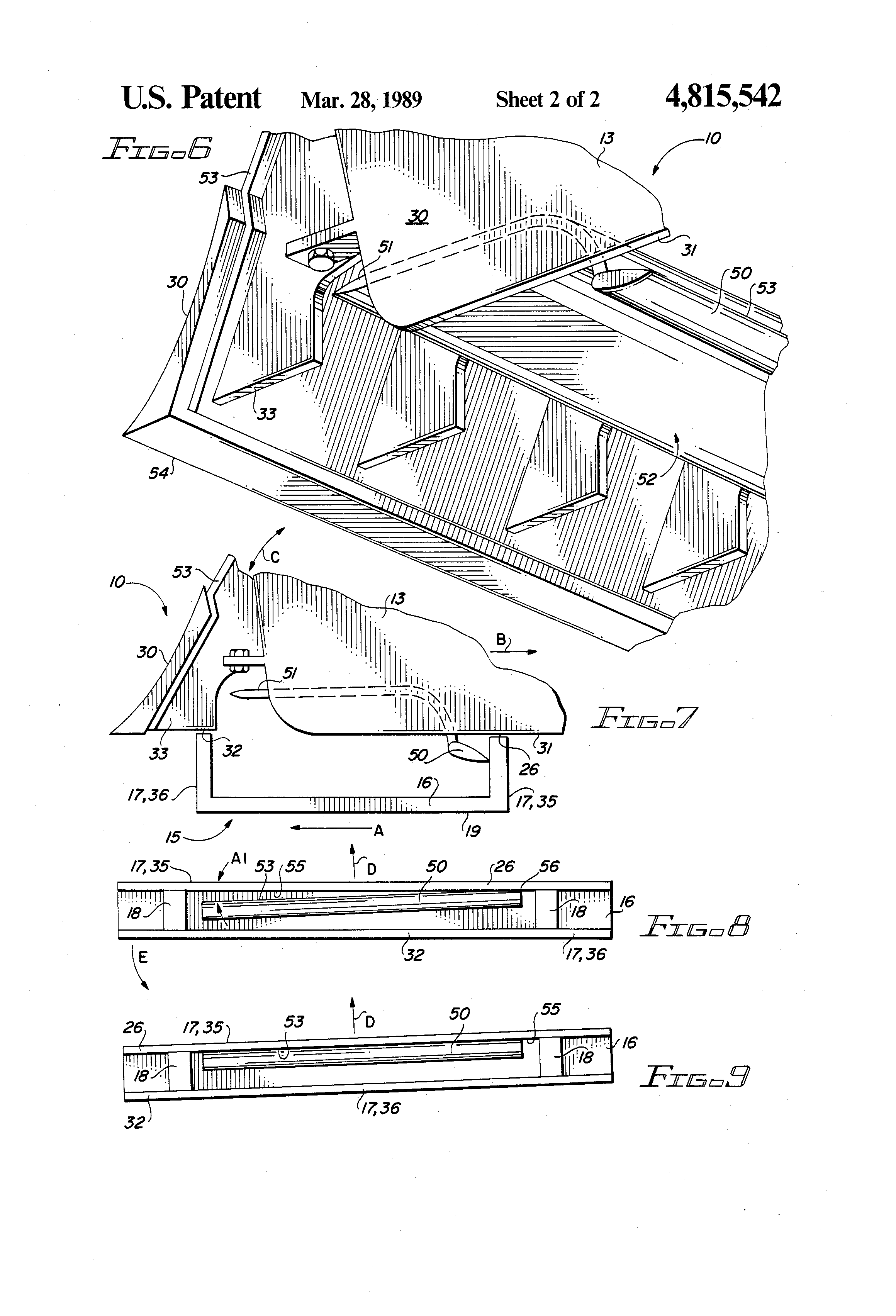 Box blade GANNON ripper US4815542-drawings-page-3