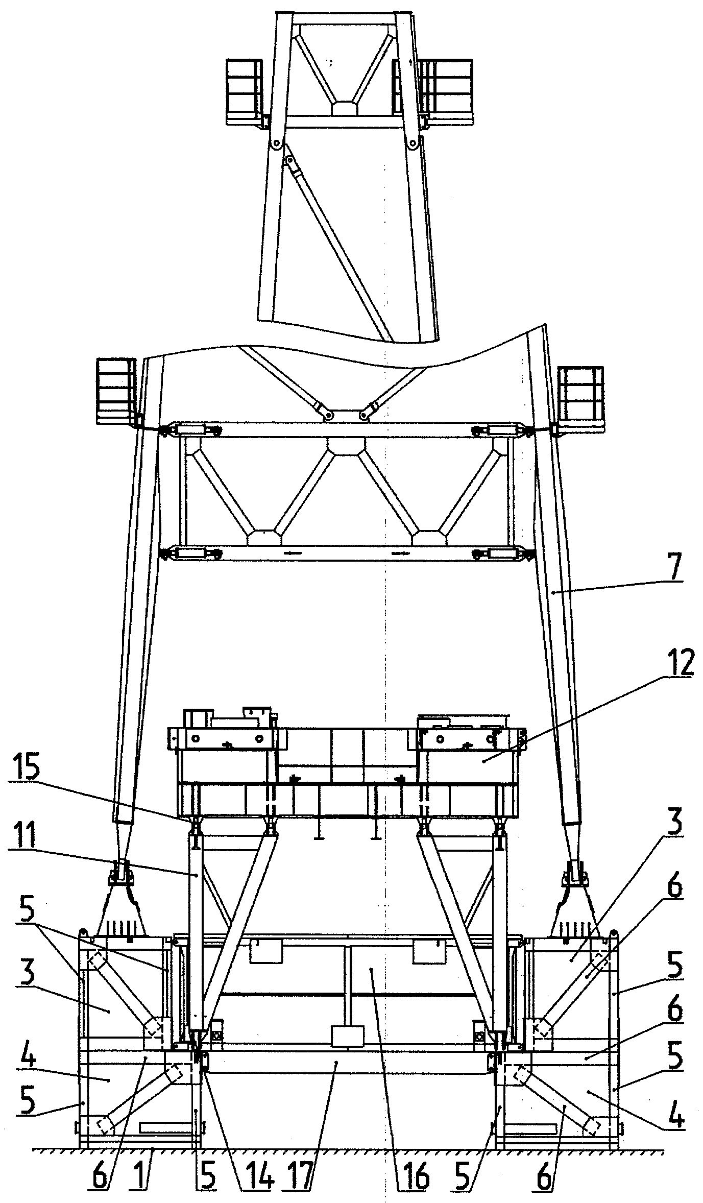 Демонтаж буровой вышки вышечно лебедочного блока при наличии давления на устье скважины