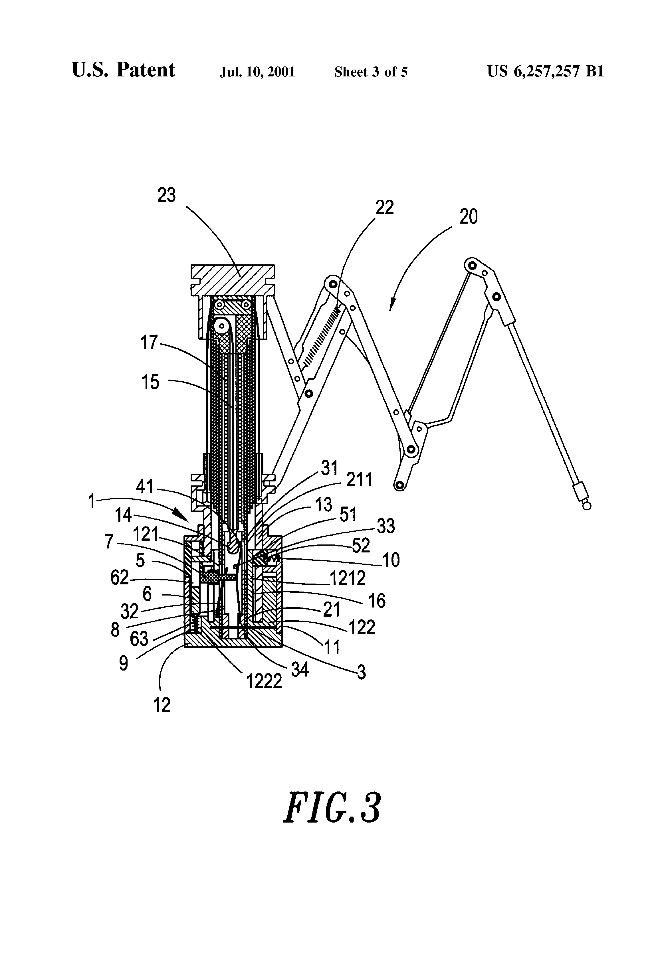 Us6257257b1 Automatic Opening And Closing Structure Of A Us6257257b1 Automatic Opening And Closing Structure Of A