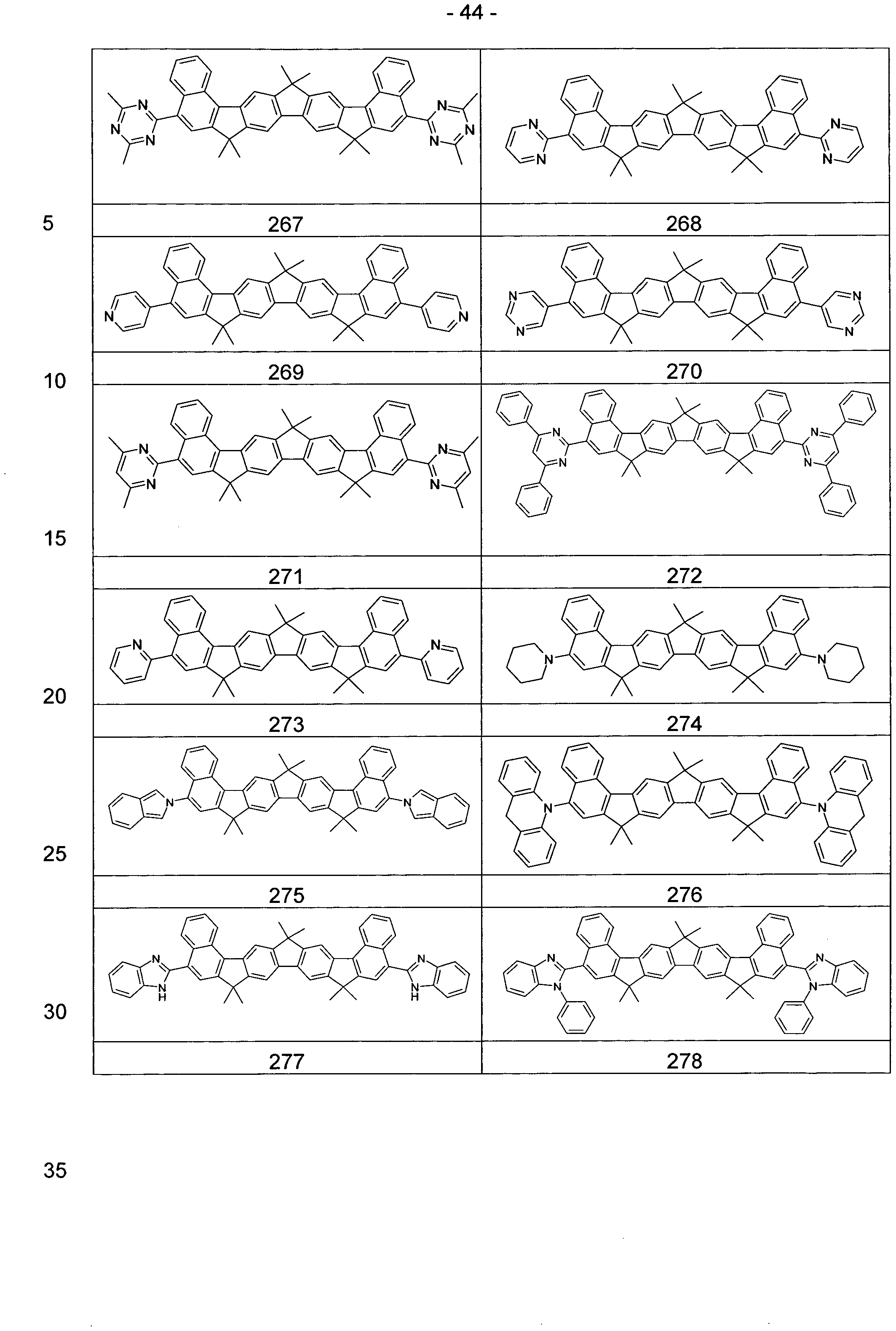 WO A2 Materialien für elektronische vorrichtungen Figure imgf 0001
