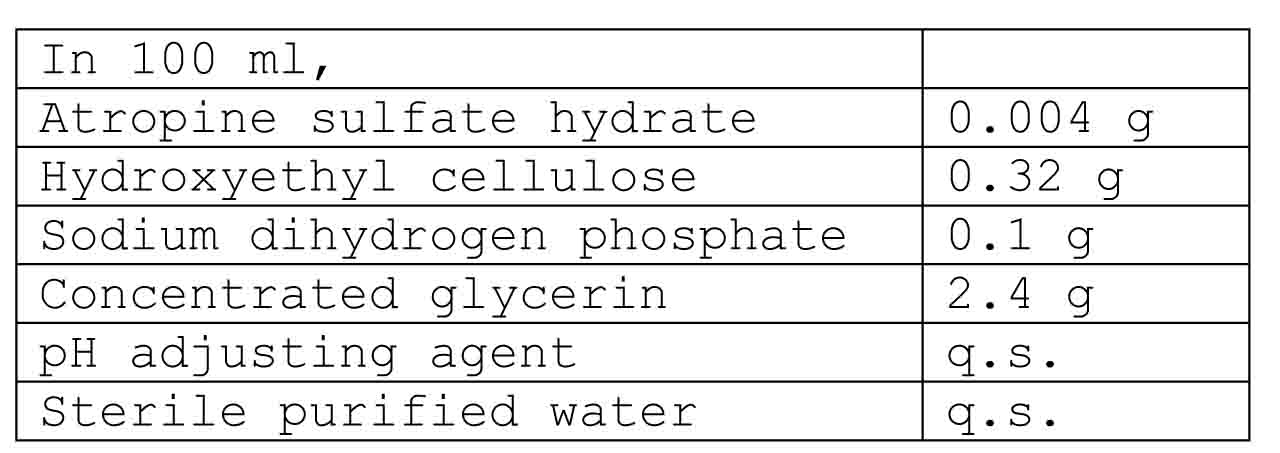 Atropine extended dating