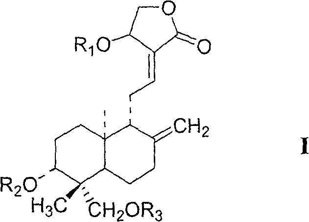 CN100584841C - Andrographolide derivatives and their application in ...