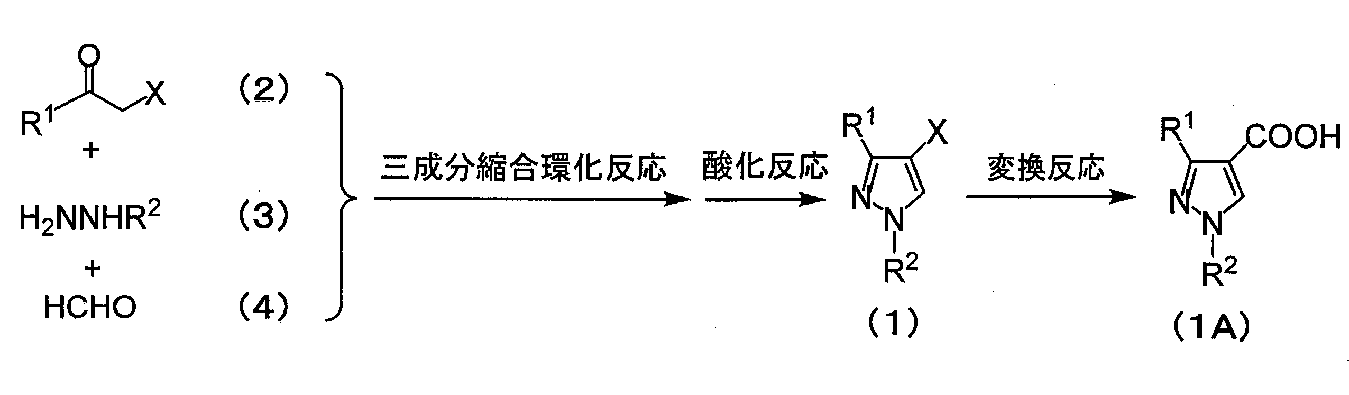 Woa1 Method For Producing 3 Difluoromethylpyrazole Compound Method For Producing 3 Difluoromethylpyrazole 4 Carboxylic Acid Compound And Pyrazolidine Compound Google Patents