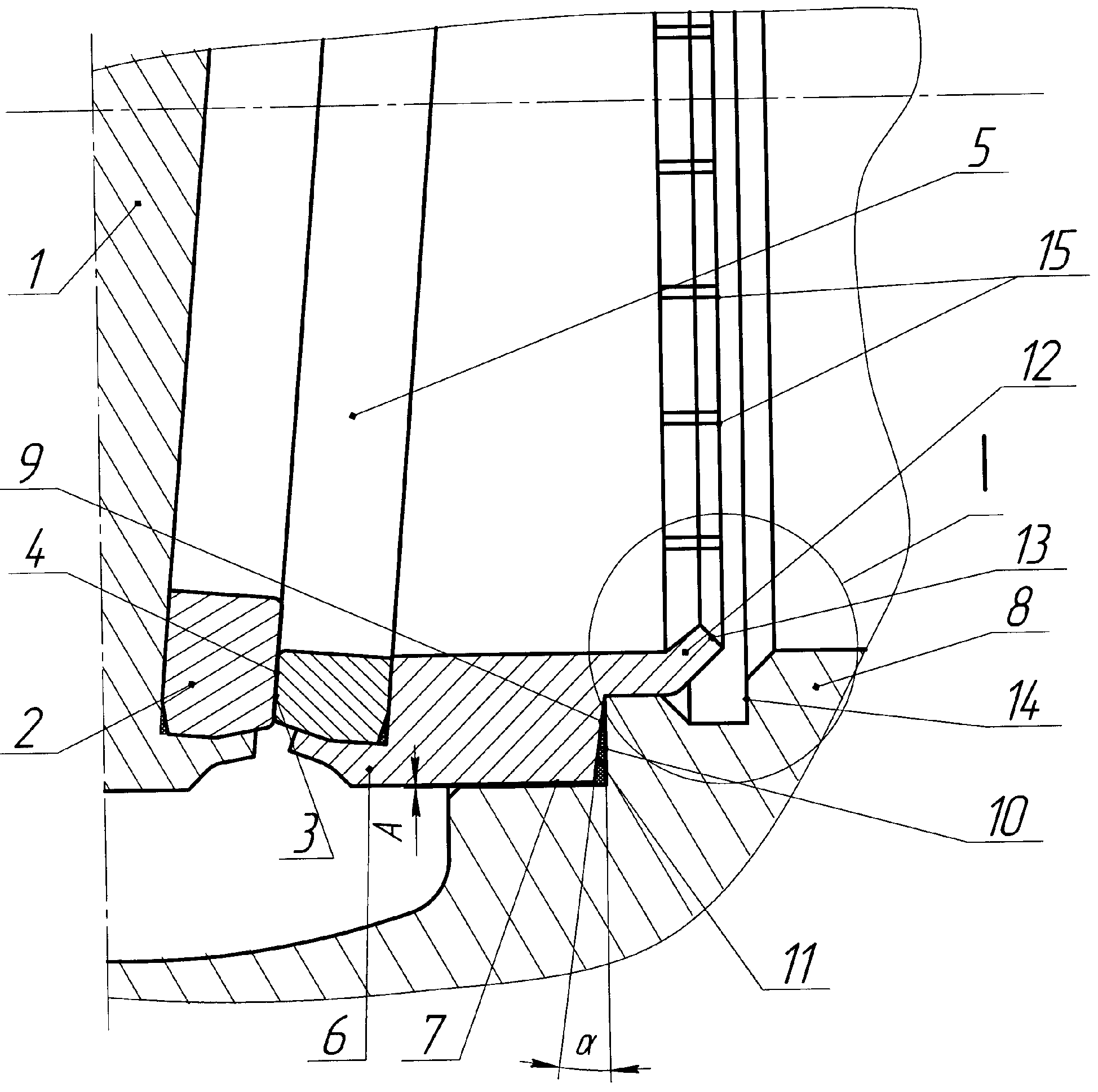 Схема клинового затвора орудия