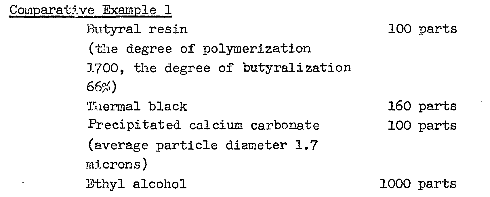 [0111]  the resulting electrical recording material was fed into