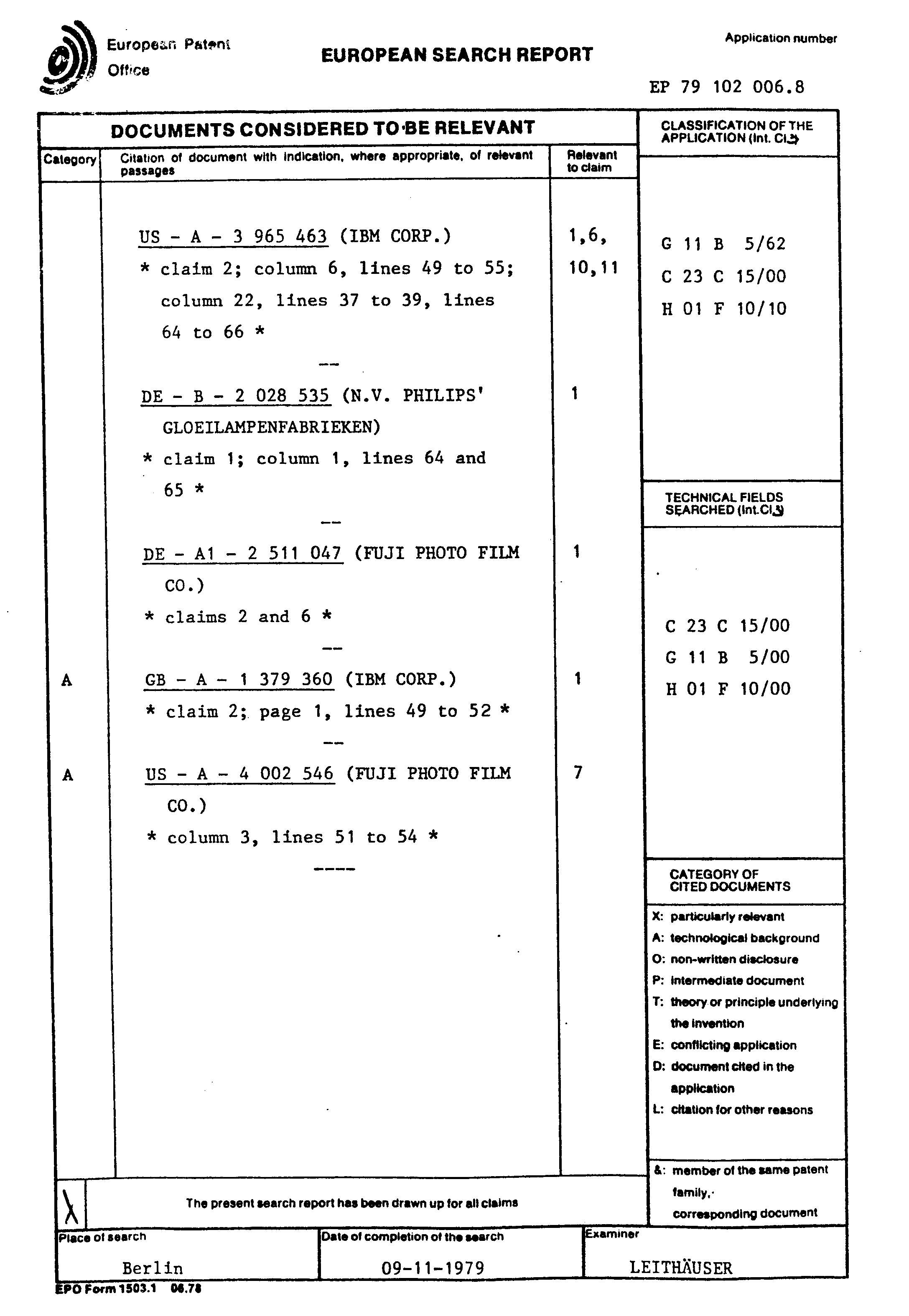 专利ep0008328a1 - amorphous magnetic films and a