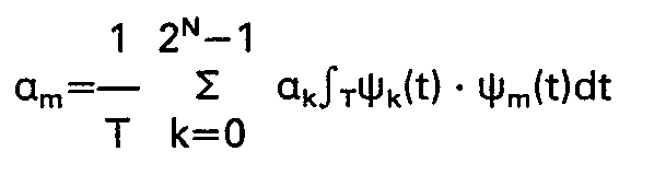 and the orthogonality condition ensures that the integral is