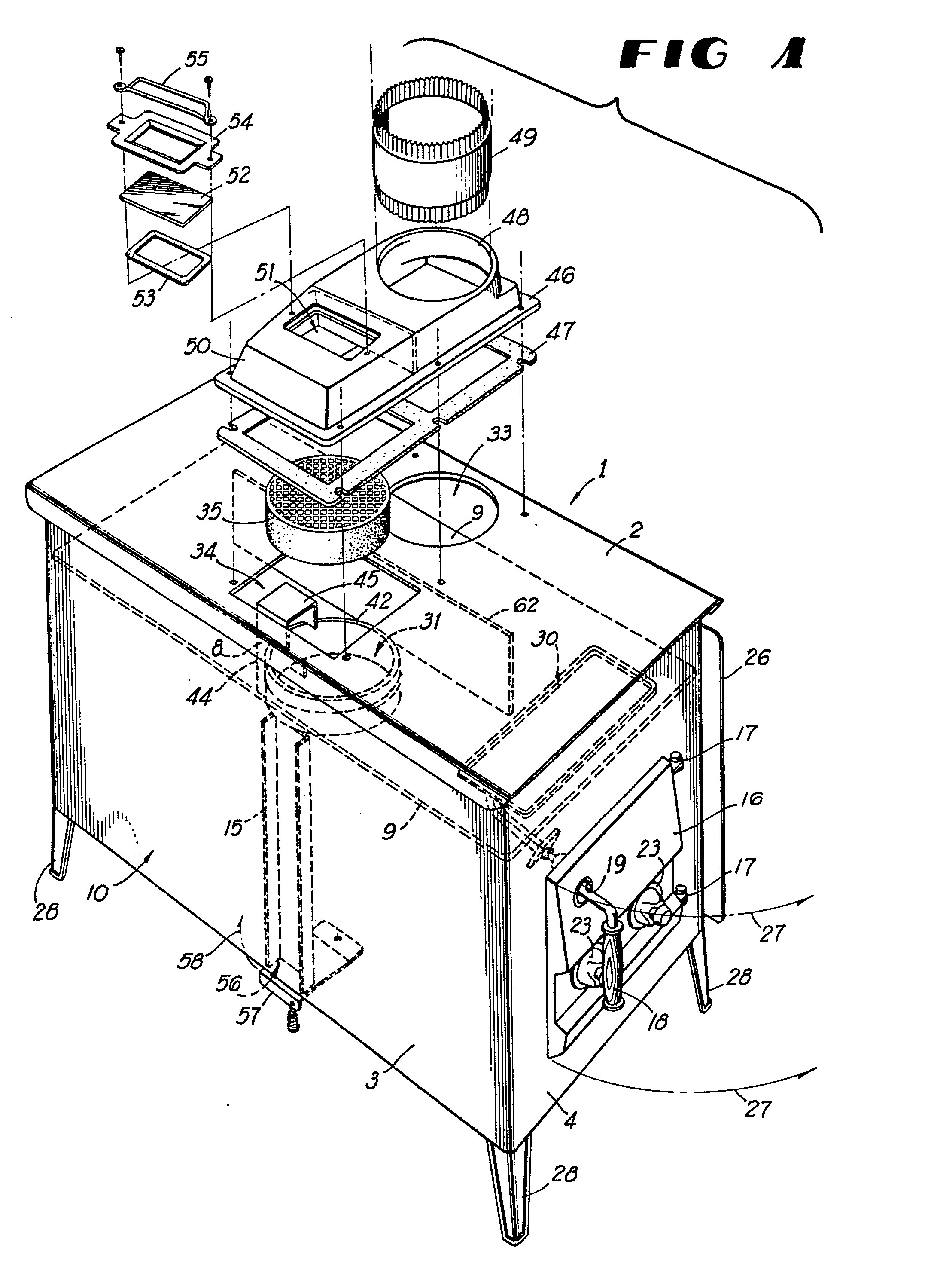 stove with catalytic combustor and bypass