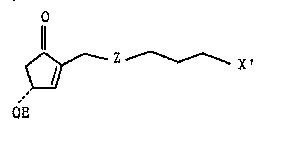 enol acylate analogs of e1 and e2 prostaglandins