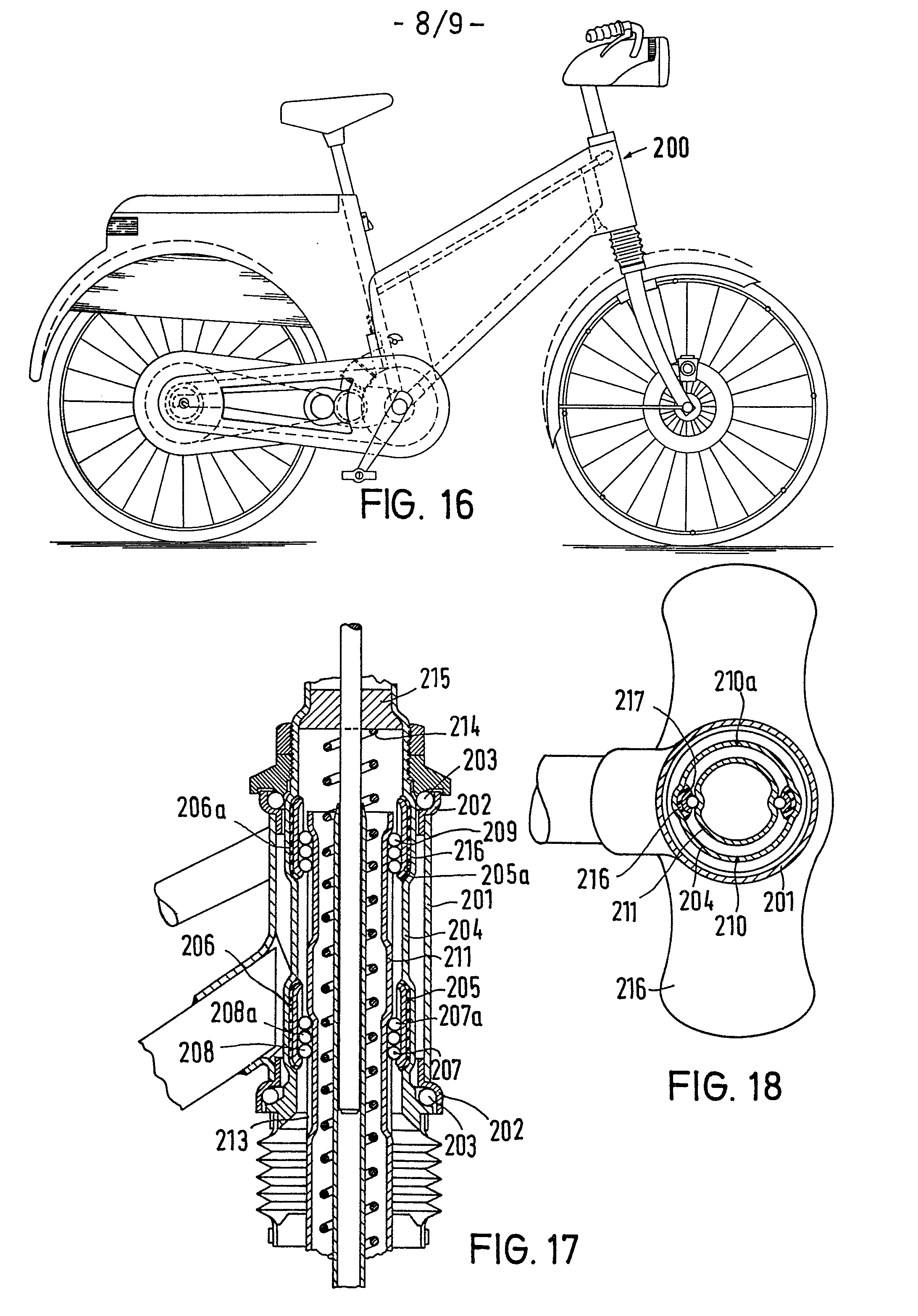 Patent EP0079573A1 Bicycle, in particular one with an electric motor