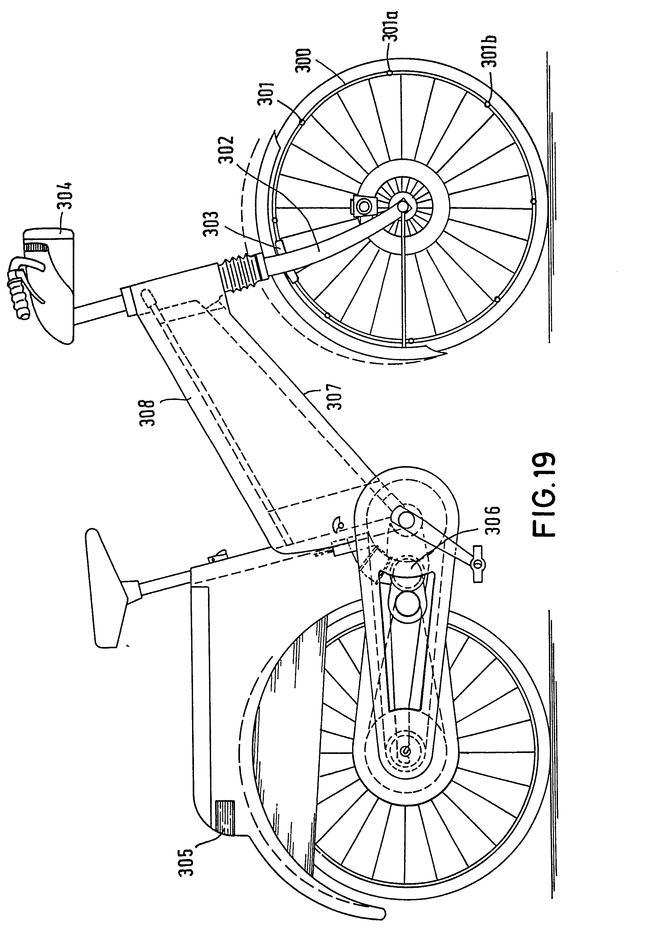 Patent EP0079573A1 Bicycle, in particular one with an electric motor