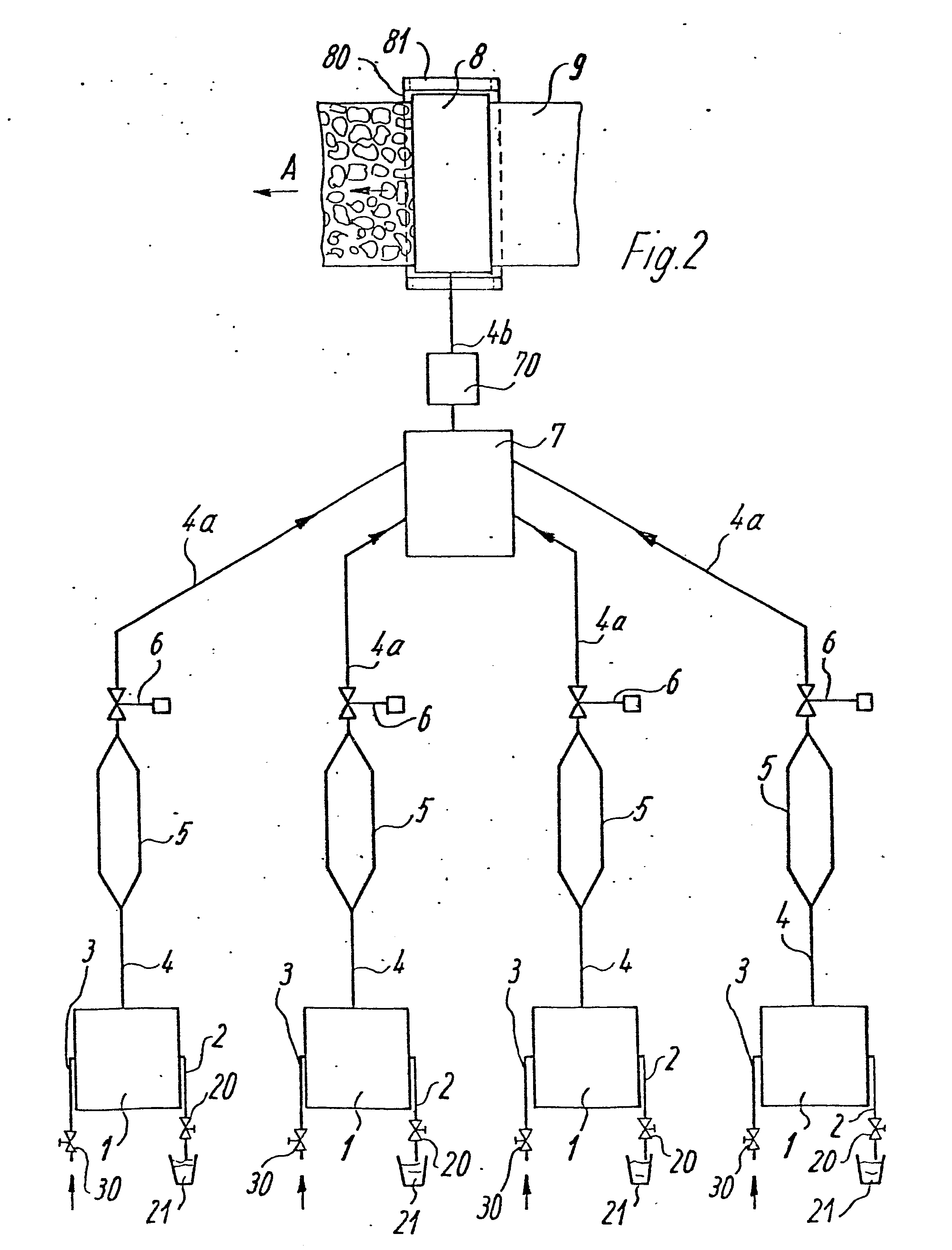 procédé et appareil denduction par bain en mousse