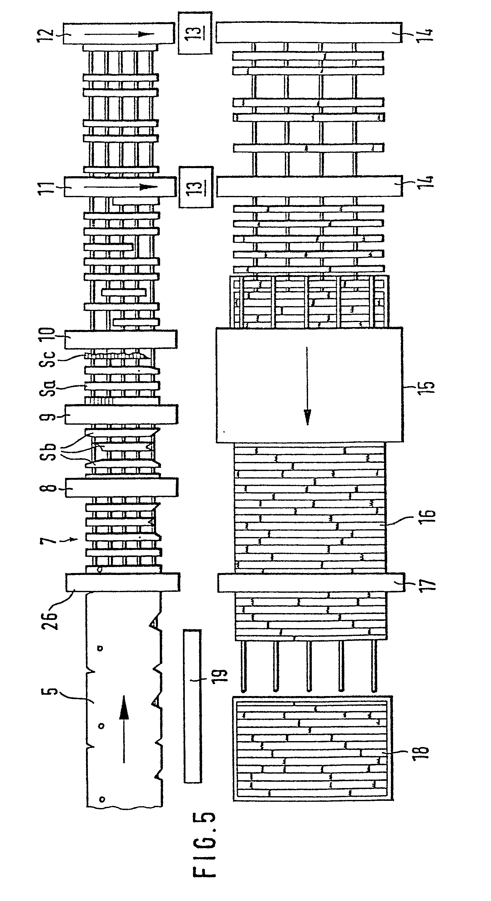 verfahren und vorrichtung zum herstellen einer furnierbahn