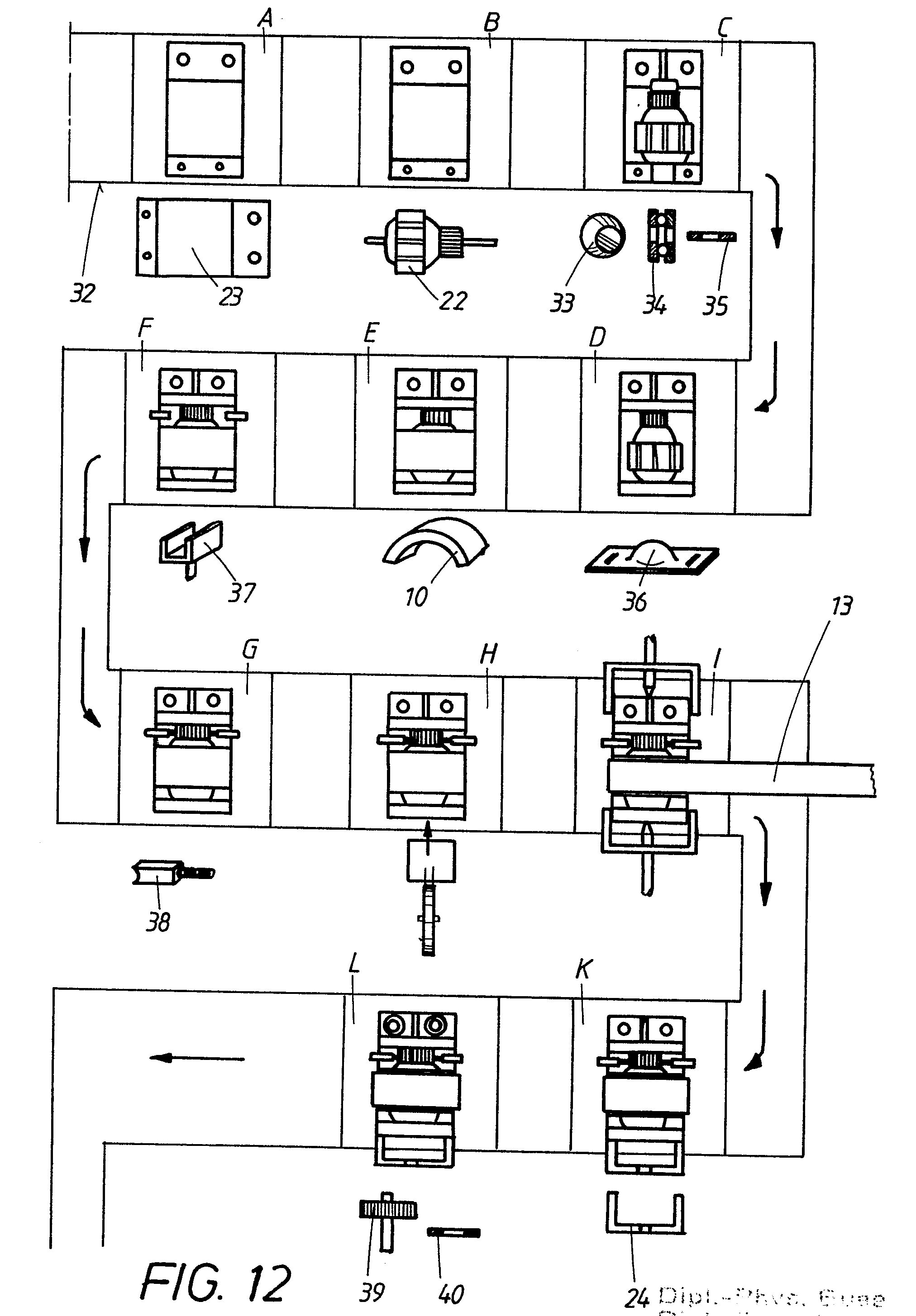 Patent EP0179963A1 - Electric motor for driving apparatuses, in particular household appliances ...