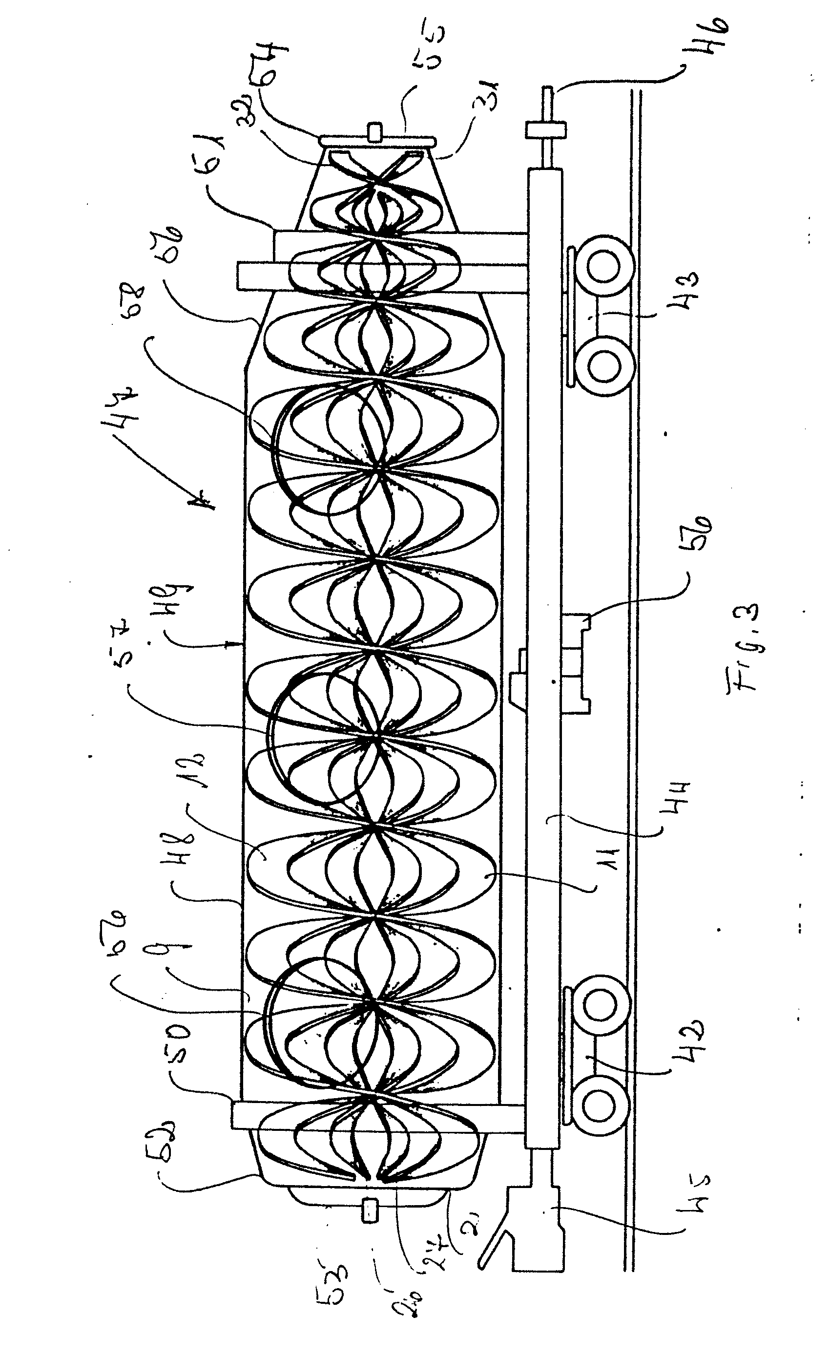 transport mixer, preferably with counter-rotational emptying of