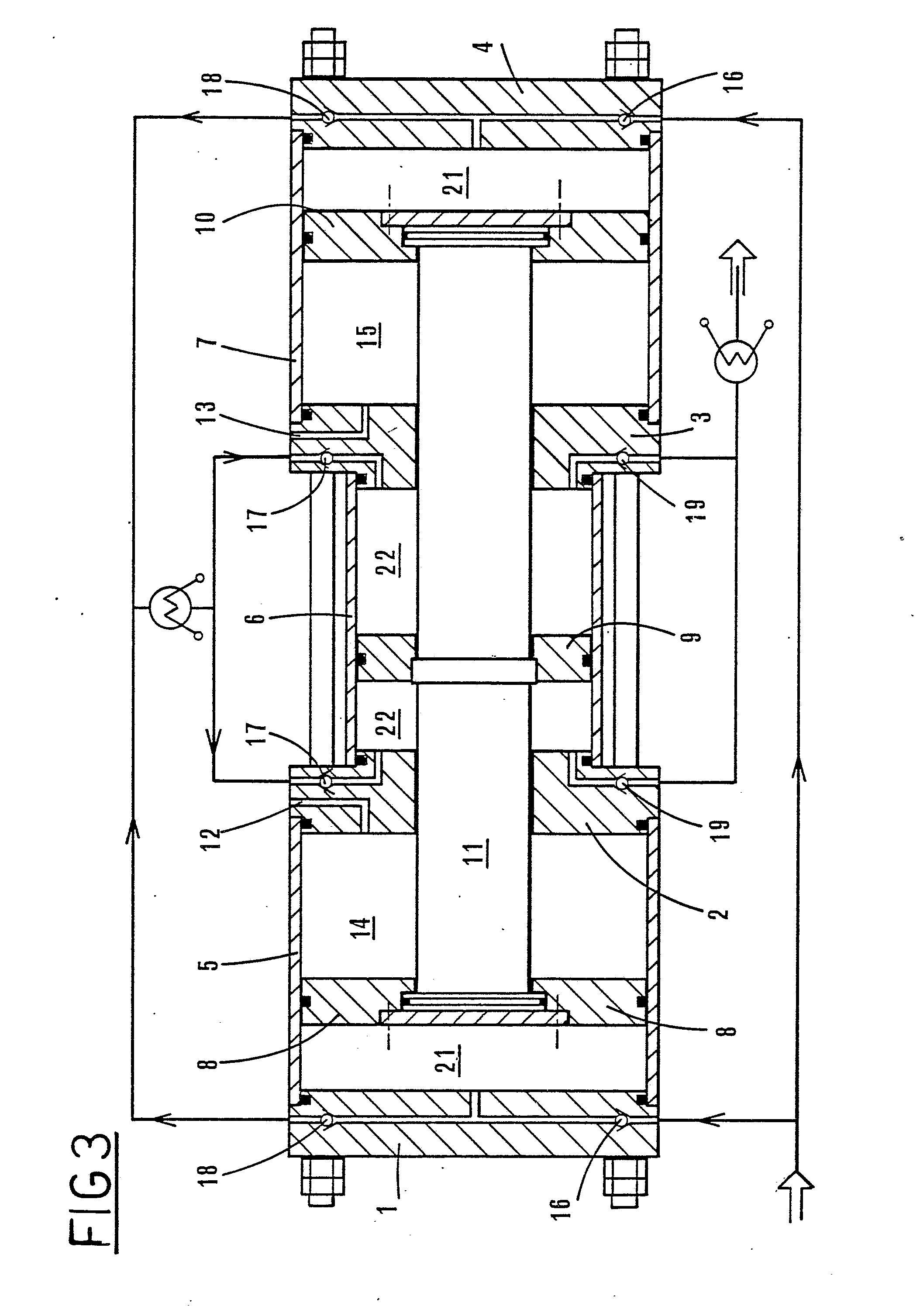 positive displacement hydraulic-drive reciprocating compressor