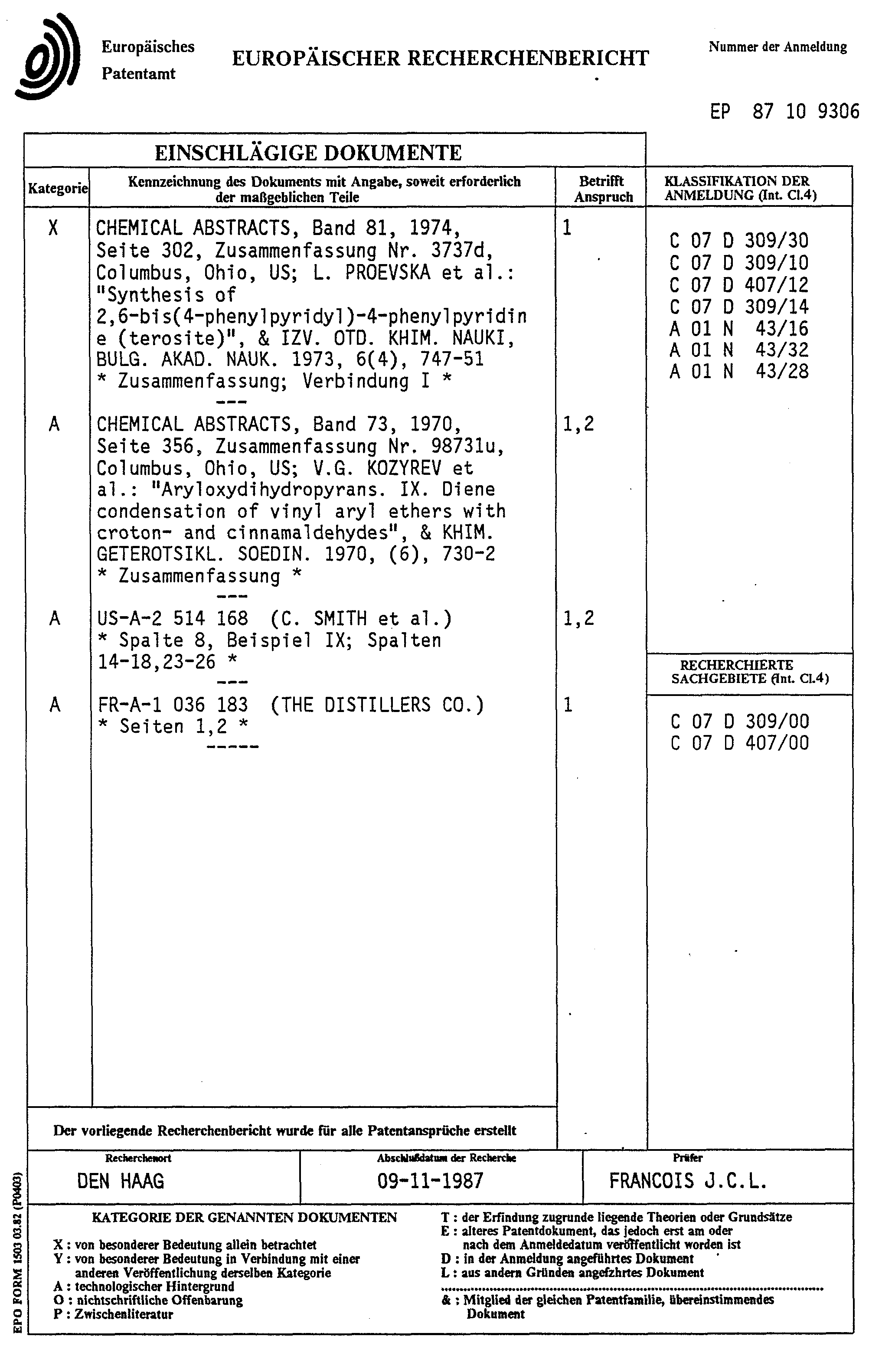 Patent Ep0254078a1 D Riv S De Pyranne Google Patents Patent Ep0254078a1 D Riv S De Pyranne Google Patents
