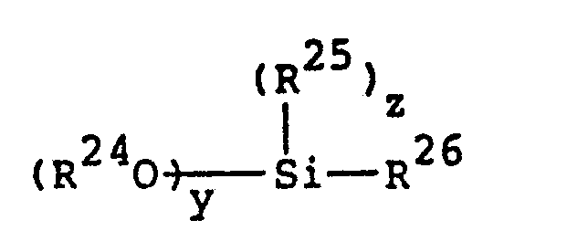 (d)   silane coupling agent represented by the formula