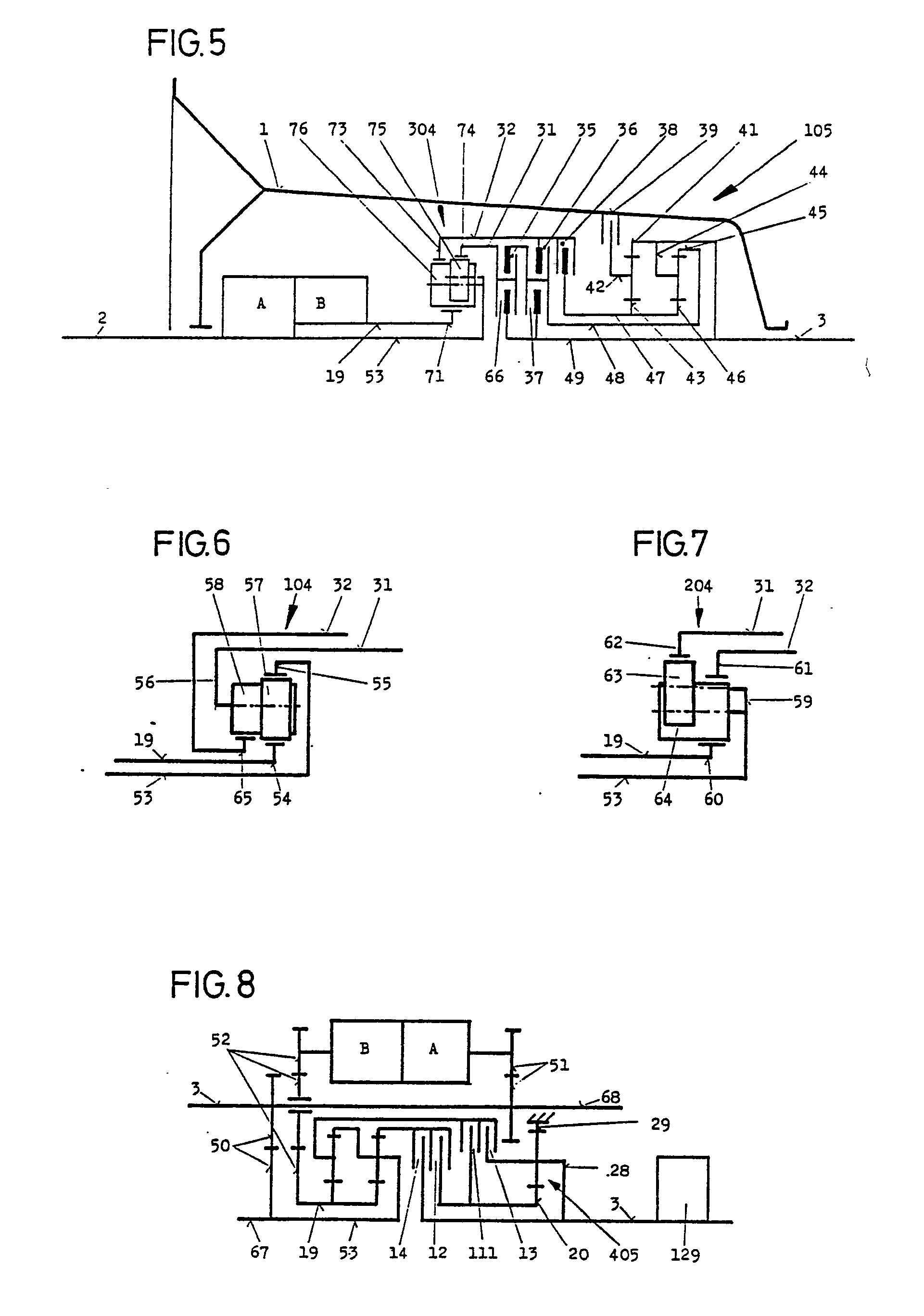 transmission continue a ramification, en particulier pour