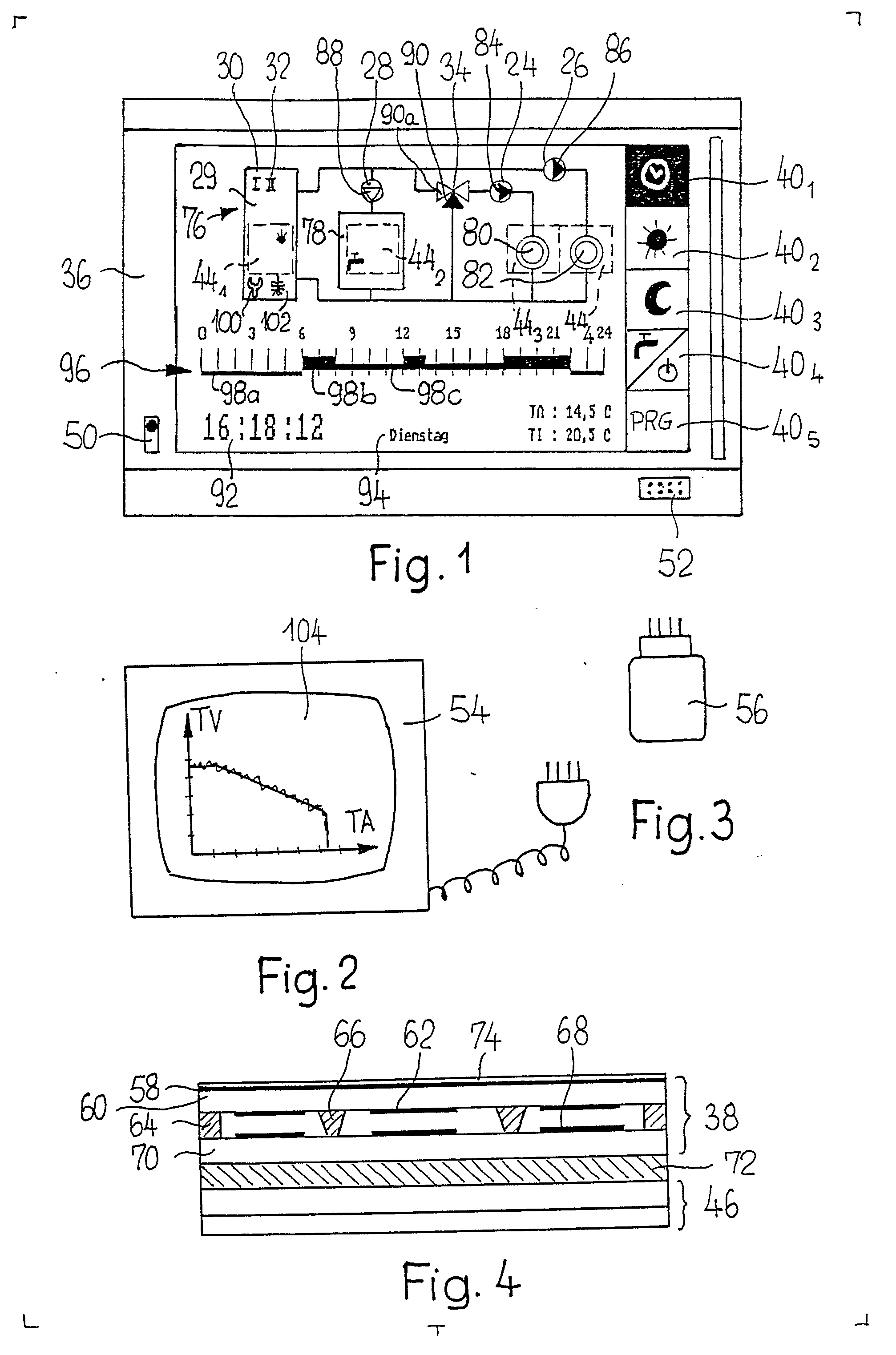 Patent EP0332957A1 - Heating control device - Google Patents