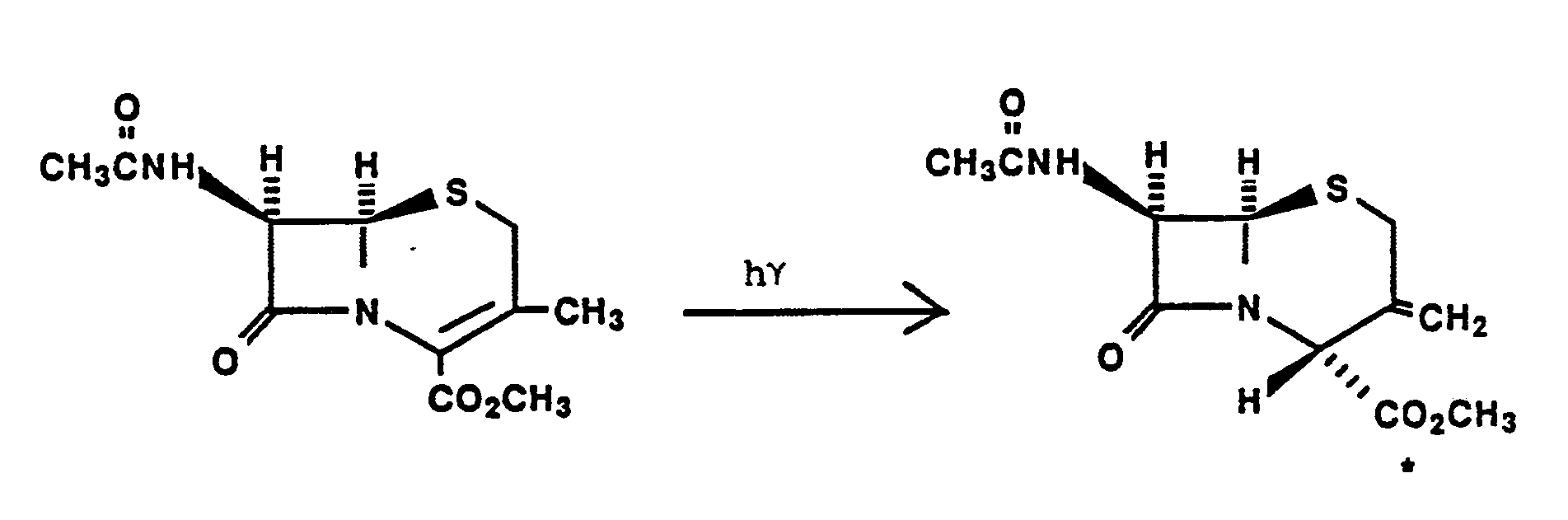 photochemical conversion of cephalosporins, 1-carba(dethia)