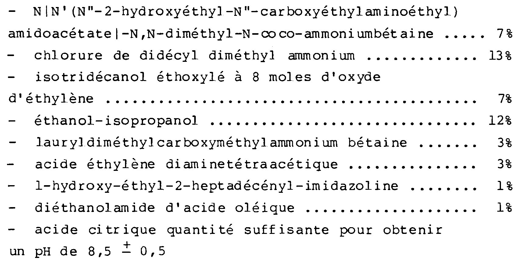composition dagent nettoyant-décontaminant, notamment pour