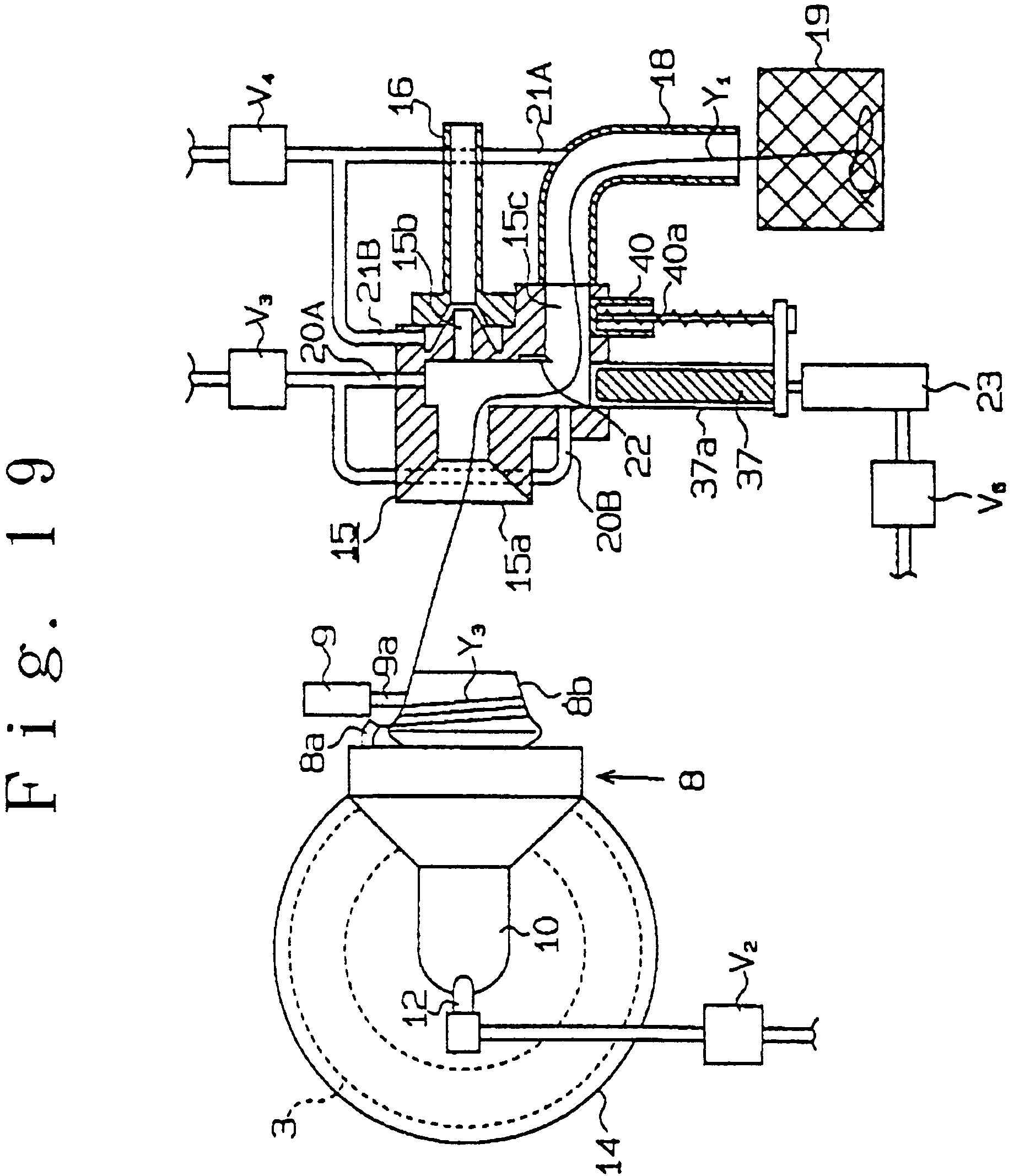 weft yarn handling apparatus in a jet loom